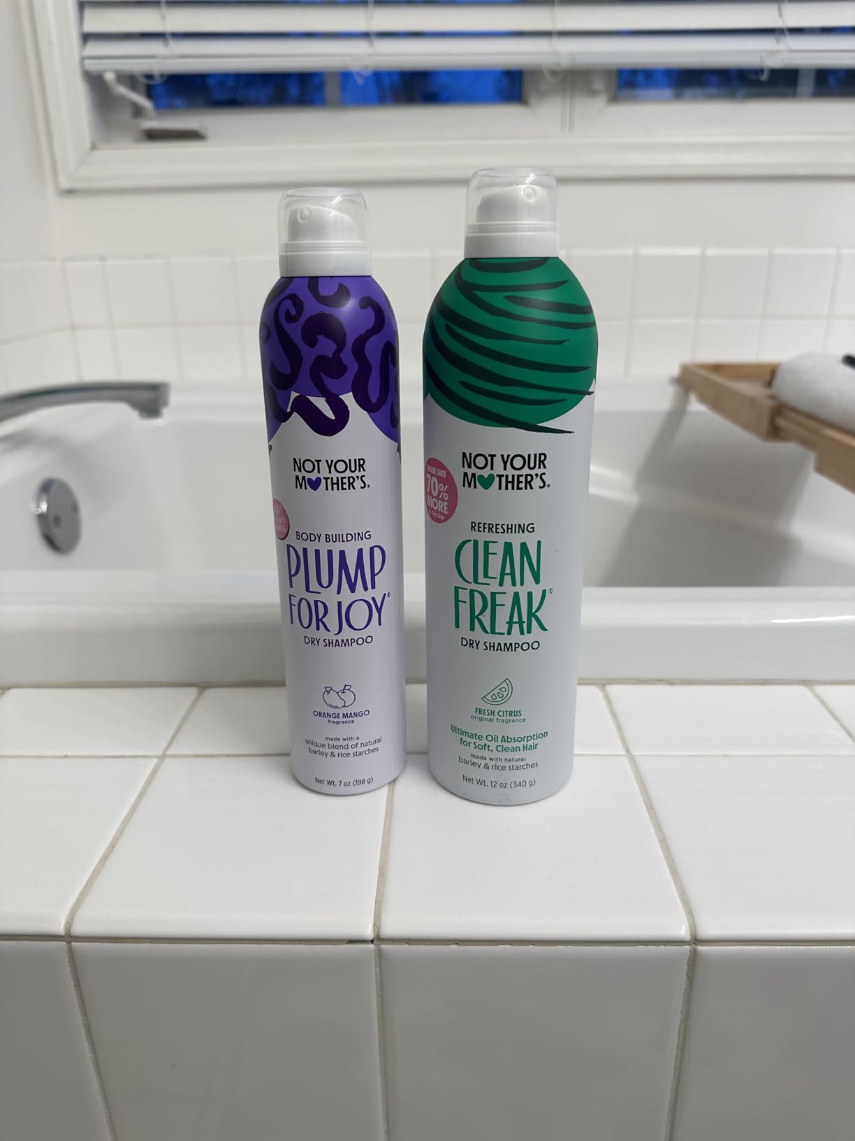 Not Your Mother's Clean Freak Original Dry Shampoo (3-Pack) - 4.4 oz Each - Instant Oil Absorption for Soft, Clean Hair - Fresh Citrus - Body Building Hair Refresh Between Washes customer photo 1