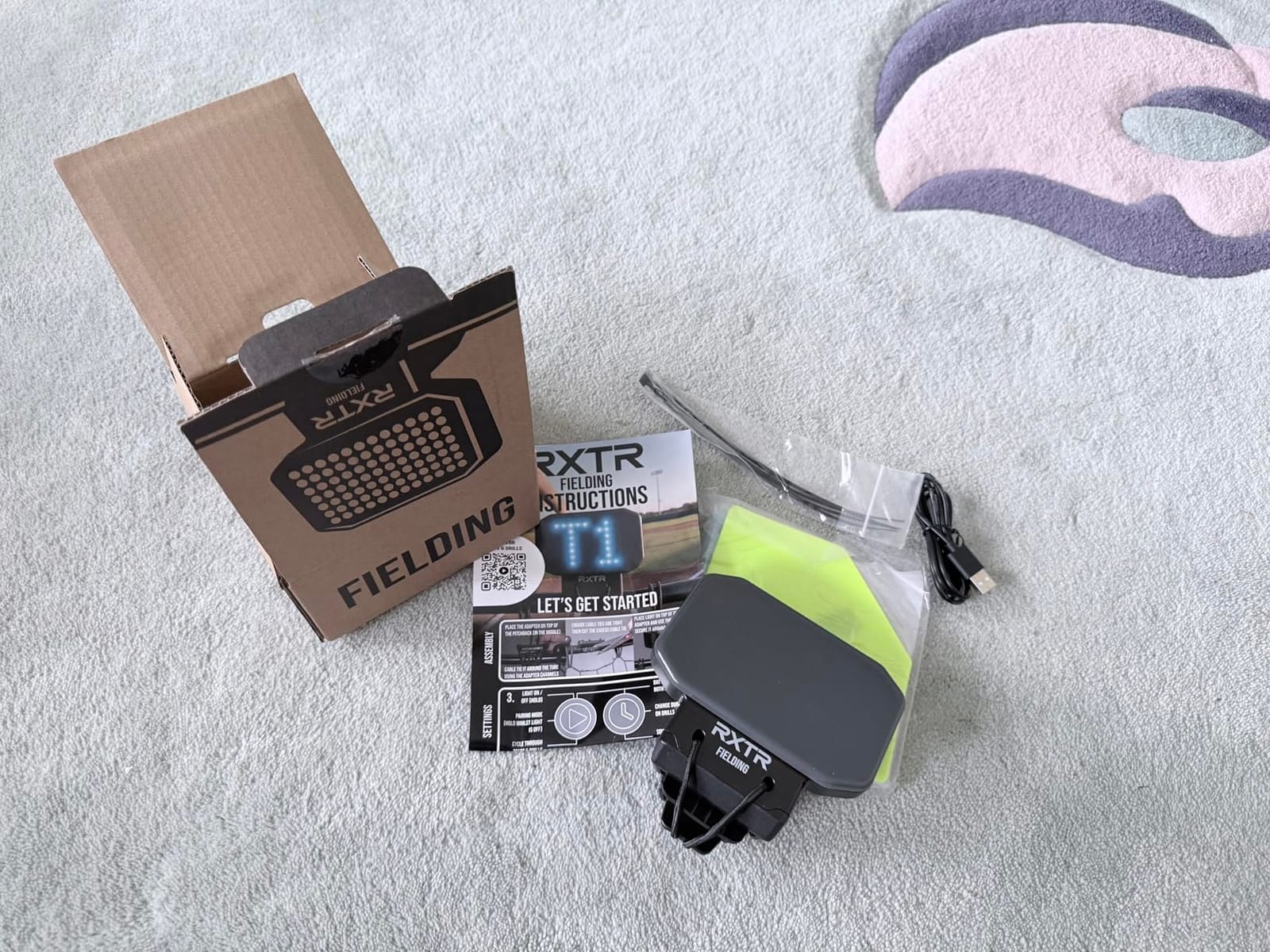 QUICKPLAY RXTR Baseball Fielding Reaction Light - Smart Reflex Trainer customer photo 2