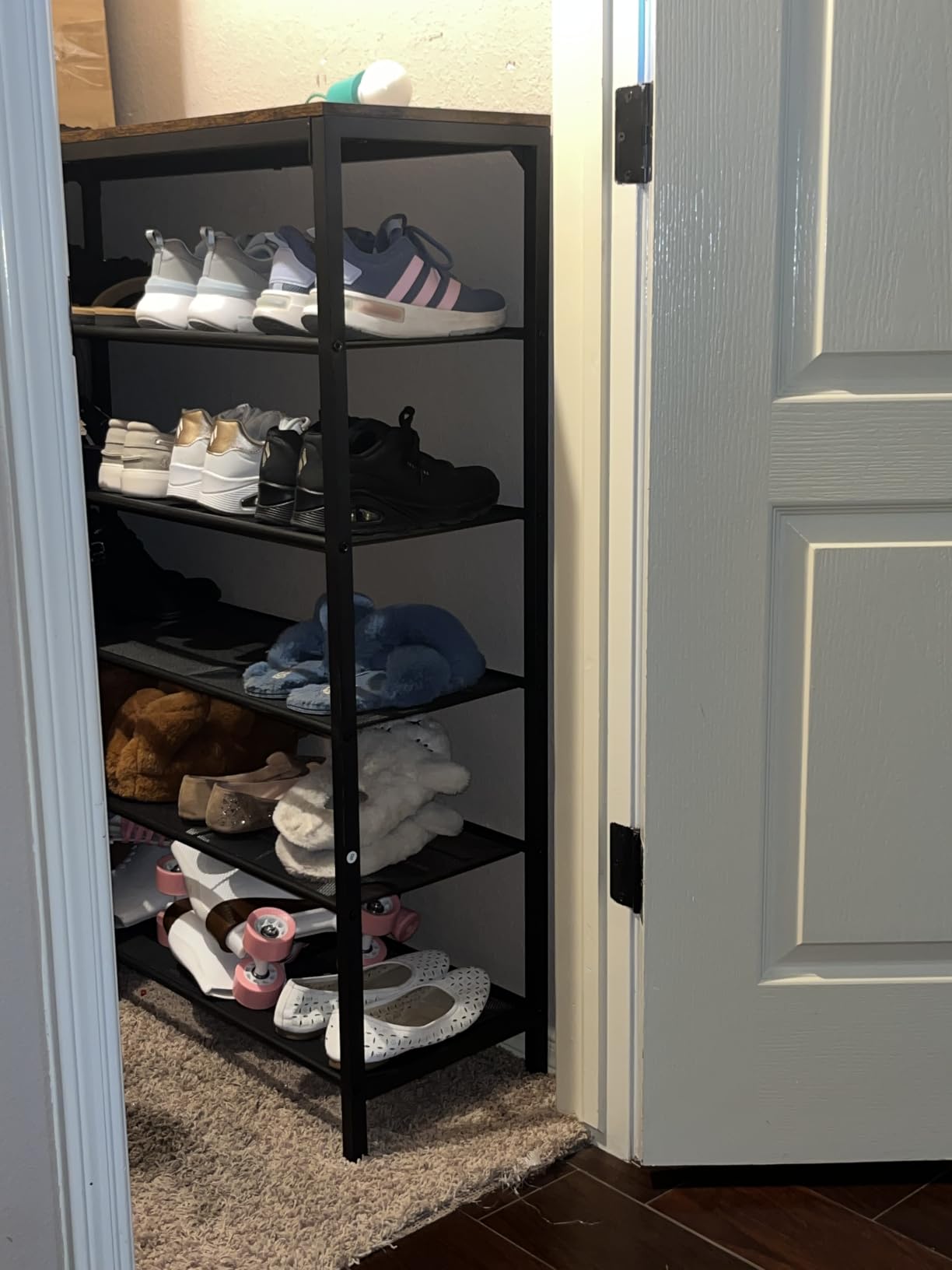 VASAGLE 5-Tier Shoe Rack, 18-24 Pairs, Metal Mesh customer photo 1