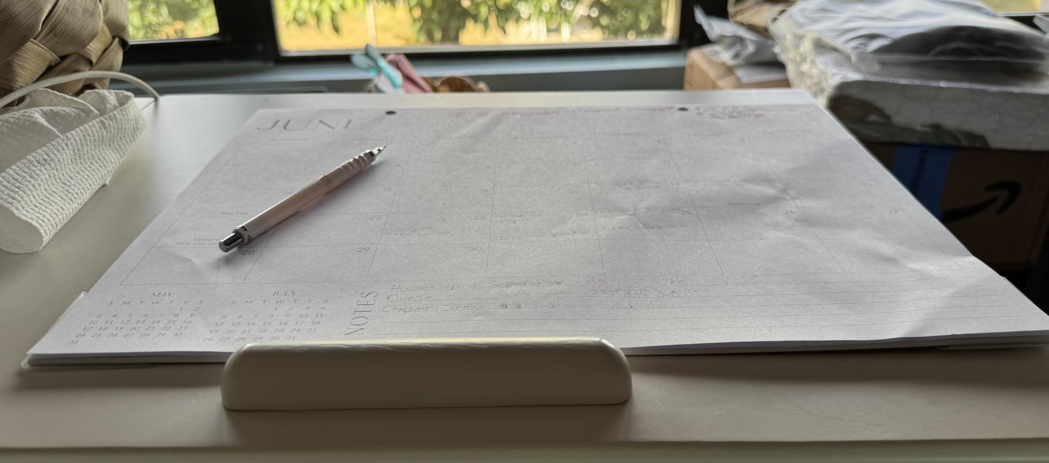Aesthetic 2026-2027 Desk Calendar - Runs From June 2026 Until December 2027 customer photo 1