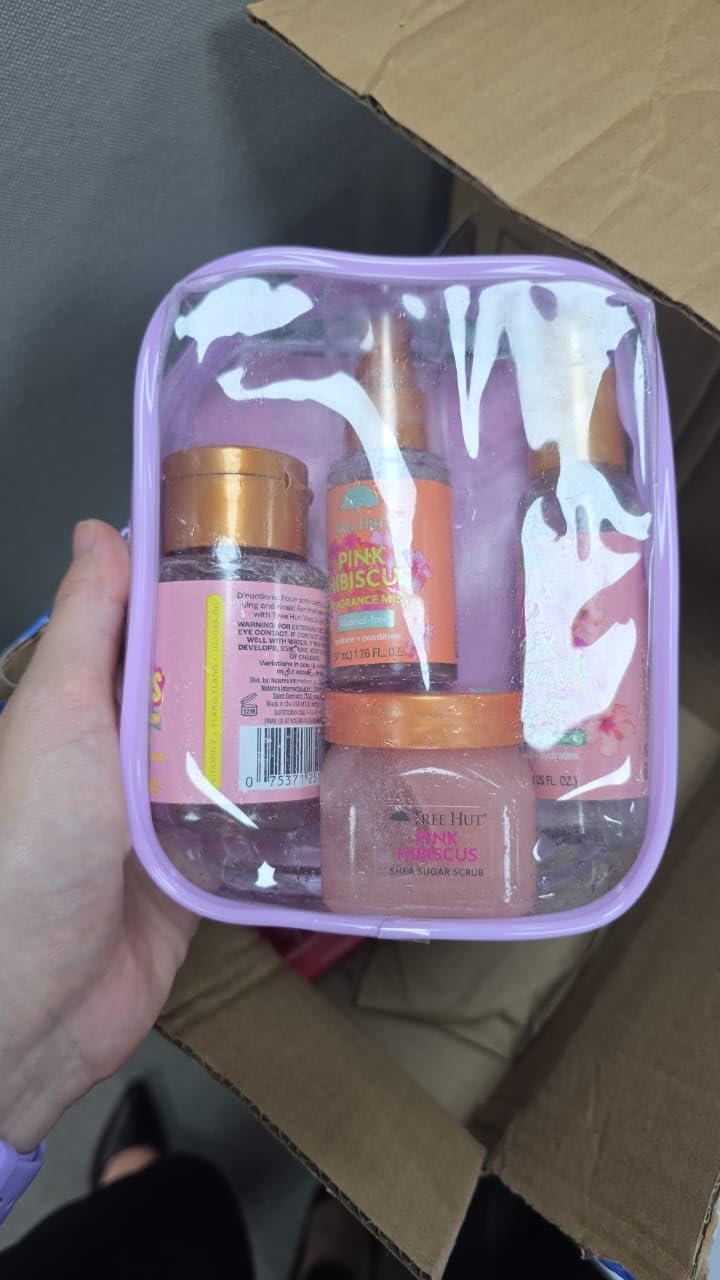 Tree Hut Pink Hibiscus Everything Shower Gift Set, 4 Piece Kit, Travel Size customer photo 1