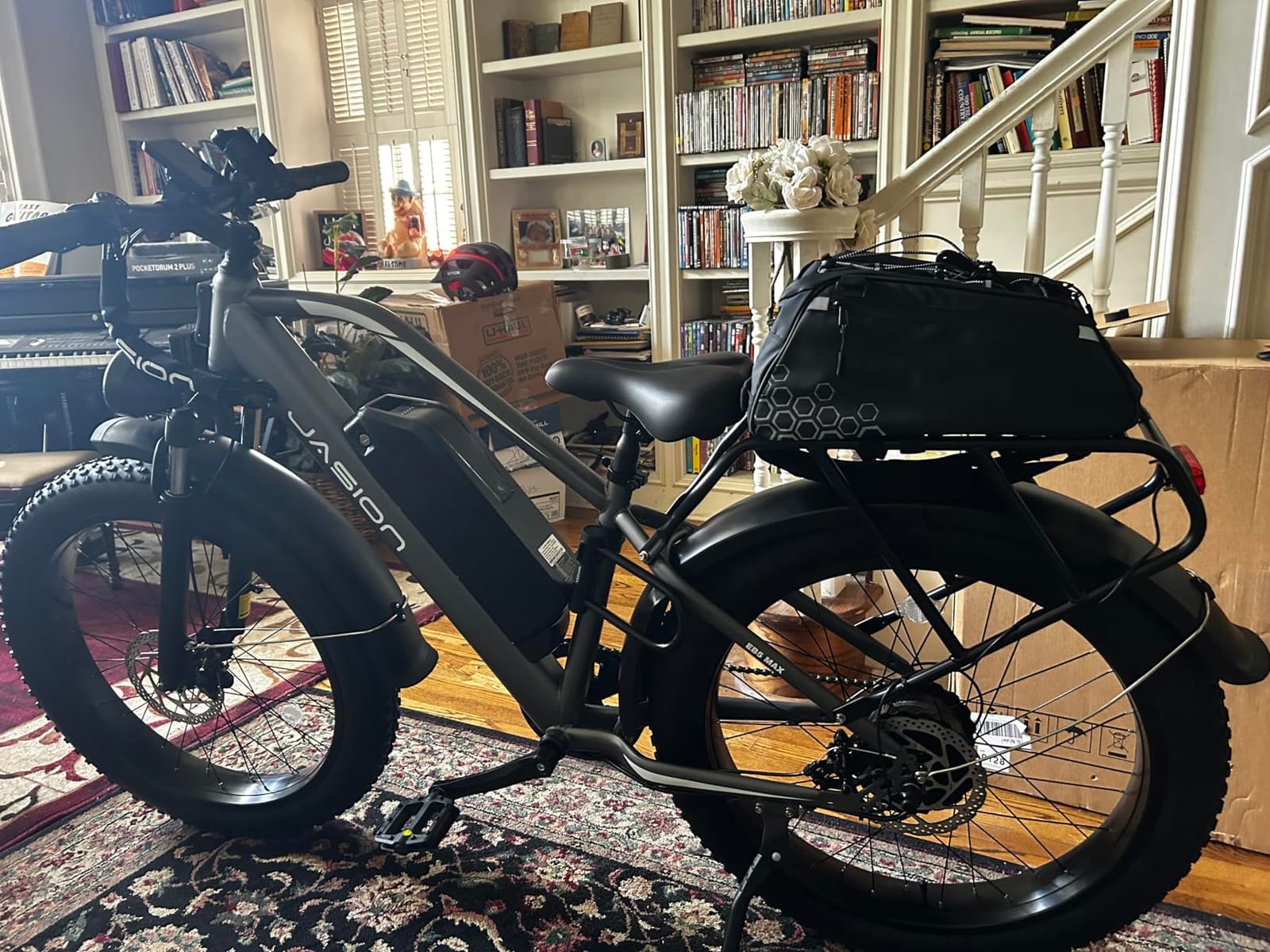 Jasion EB5 MAX Electric Bike for Adults 2000W Peak Motor, 48V 15Ah Battery customer photo 1