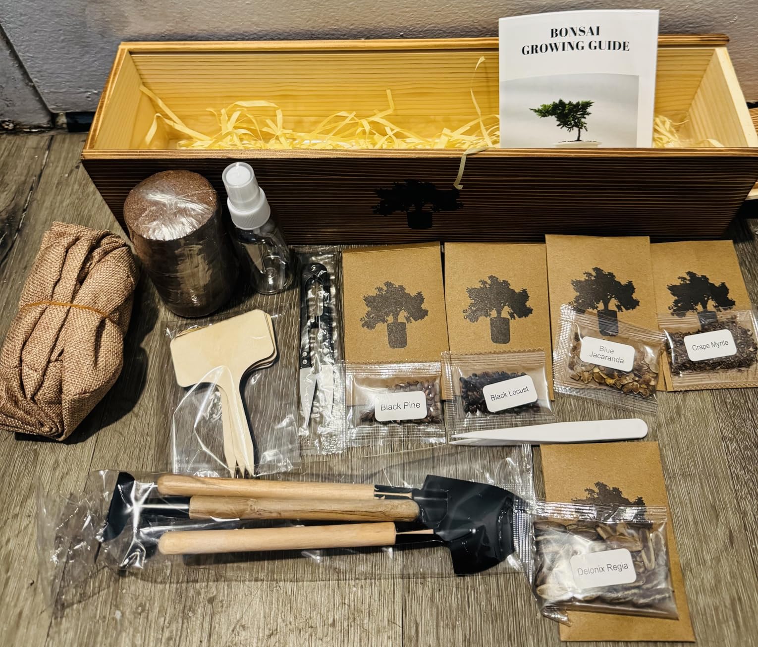 Bonsai Tree Kit - Complete Indoor Bonsai Starter Kit with 5 Unique Tree Seeds, Bonsai Tools - DIY Gardening Gift for Adults Women Men, Mom, Her, Friend (5 Bonsai Trees) customer photo 1