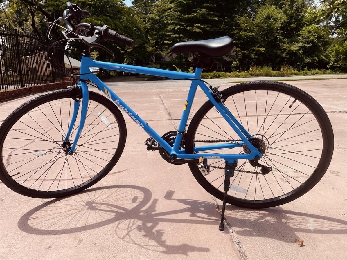 Goplus Hybrid Bike, 18-Speed 700C Urban Commuter Bicycle, Shimano Drivetrain, Lightweight Aluminum Frame, Dual Caliper Brakes, Phone Holder, 85% Pre-Assembled City Bicycle for Men Women Adult customer photo 1