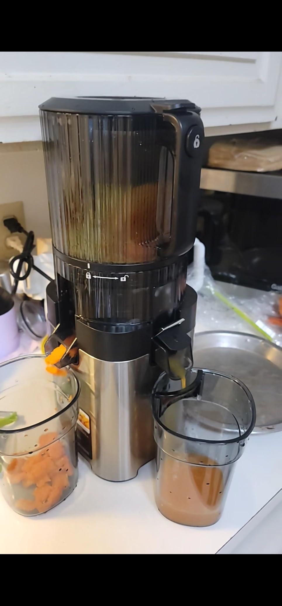 AMZCHEF Cold Press Juicer, 5.4