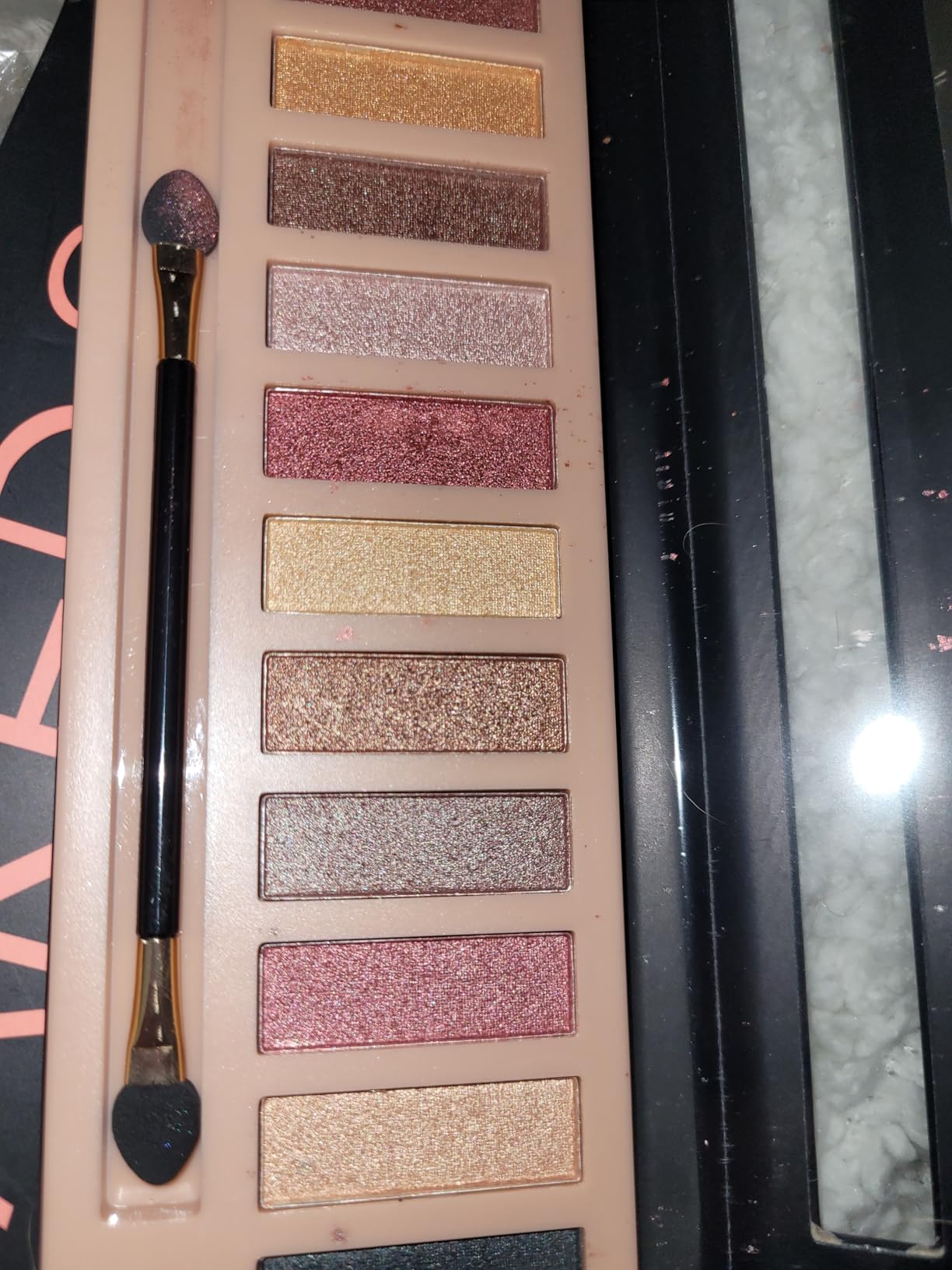 12 Color Nude Eyeshadow Palette, Neutral & Rose Gold Matte Shimmer Eye Shadow Palette for Mature Skin, Long Lasting Blendable Smokey Makeup Kit with Soft Pink Mauve Taupe Shades and Dual End Brush customer photo 2