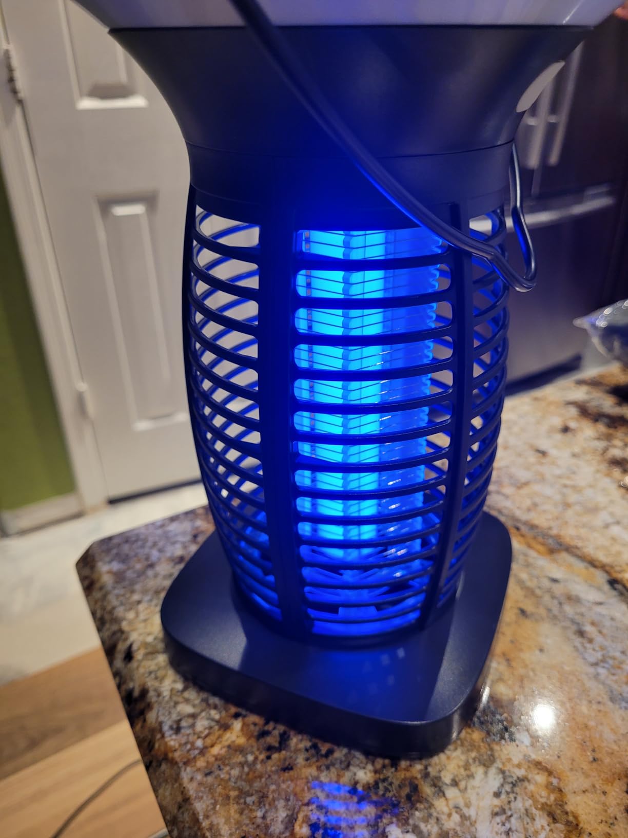 OnBeam Solar Bug Zapper Outdoor, 4200V Electric Mosquito Killer for Patio customer photo 1