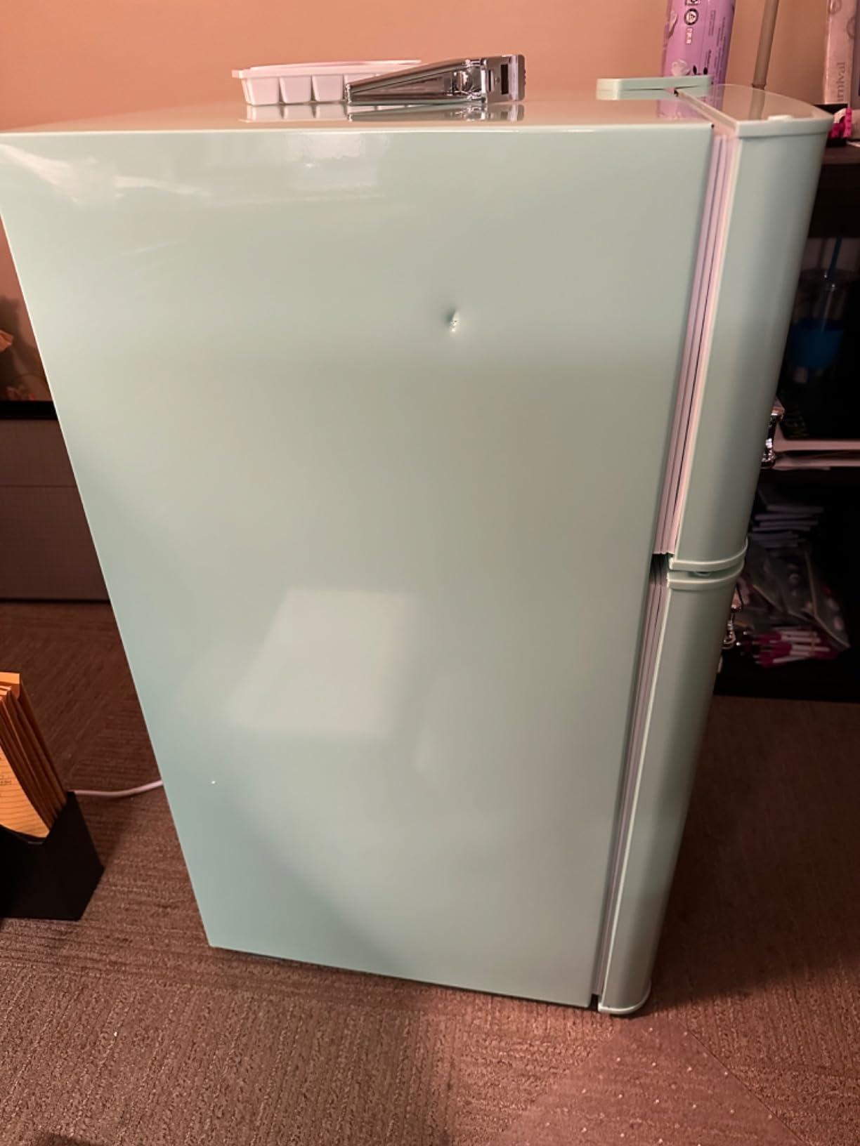 Antarctic Star 4L/6 Can Portable Compact Refrigerator for Bedroom,Car,Office & Dorm,Small Cooler for Food/Drinks/Skin Care,AC/DC,WHITE customer photo 1