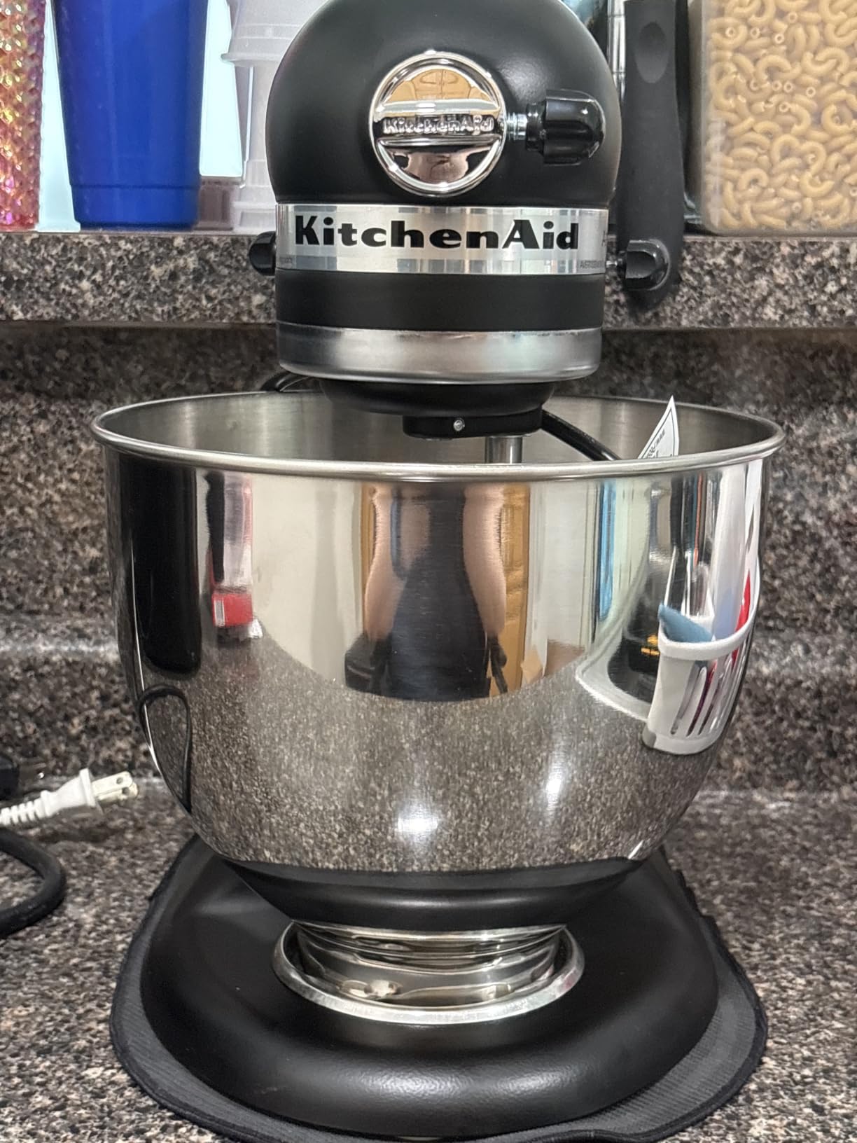 KitchenAid Artisan, 5-Qt Tilt Head Stand Mixer, KSM150PS, Beetroot | Includes Pouring Shield for Mess-Free Mixing, 10 Speed Settings customer photo 2