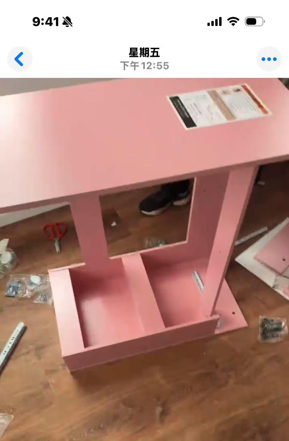 COMHOMA Vanity Desk with 3-Way Mirror and Lights, Makeup Vanity with 360° View Mirror, 3 Lighting Modes, 6 Drawers,Storage Cabinet Fluted Wood Vanity Table with Jewelry Hook for Women Girls customer photo 1
