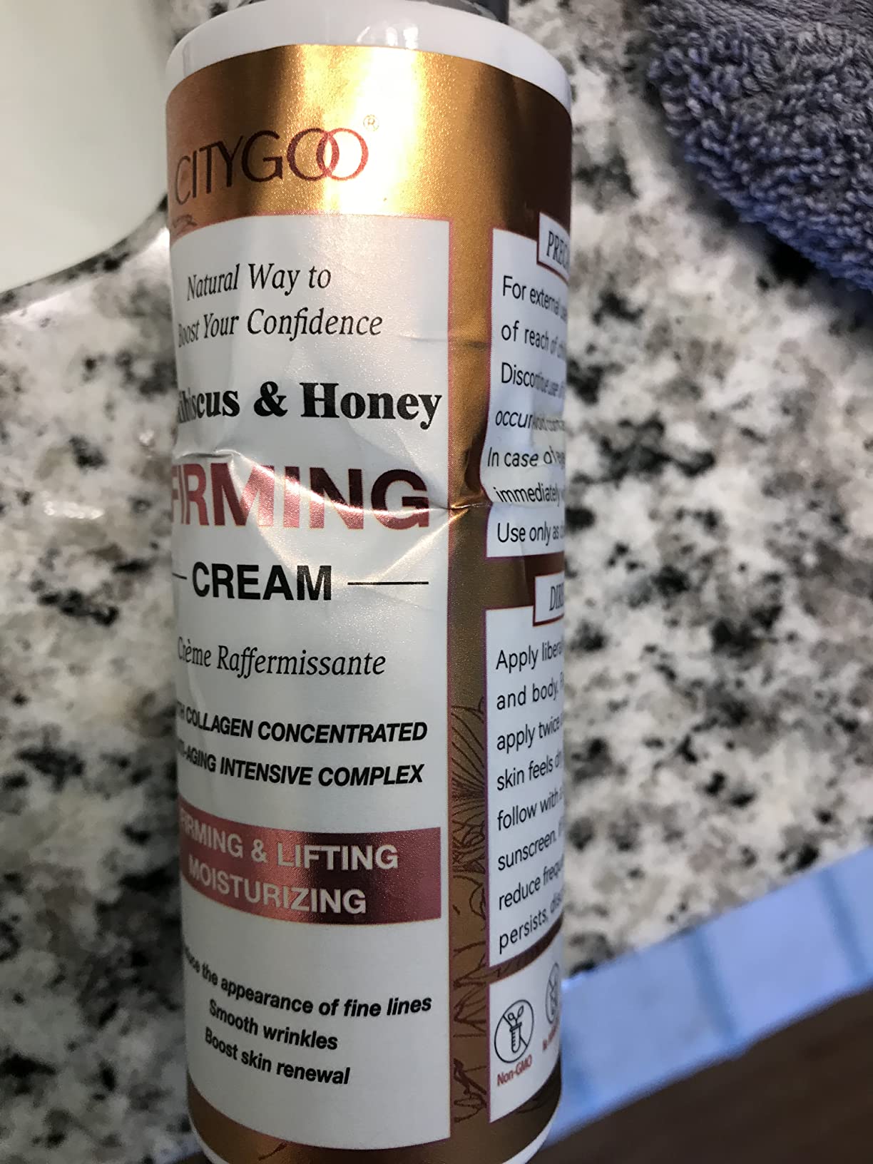 CITYGOO Tightening Firming Neck Cream: Neck & Chest Moisturizer Reduces Wrinkles Sagging Crepey Skin - Collagen Anti‑aging Hydrating Formula Dail Face Neck Treatment for Mature Women customer photo 1