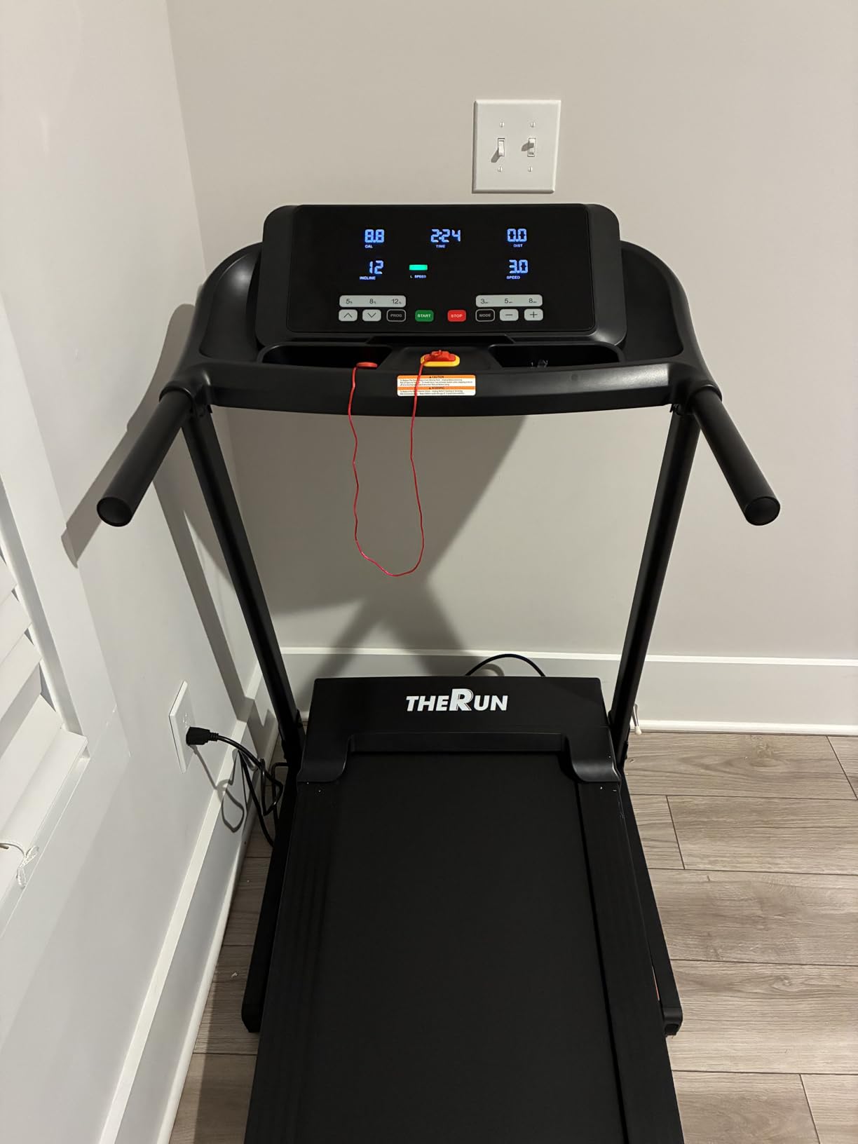 THERUN Incline Treadmill Running Treadmill, Wide Belt Treadmills for Home | 12% auto incline, 400lb, 3.0HP, 18