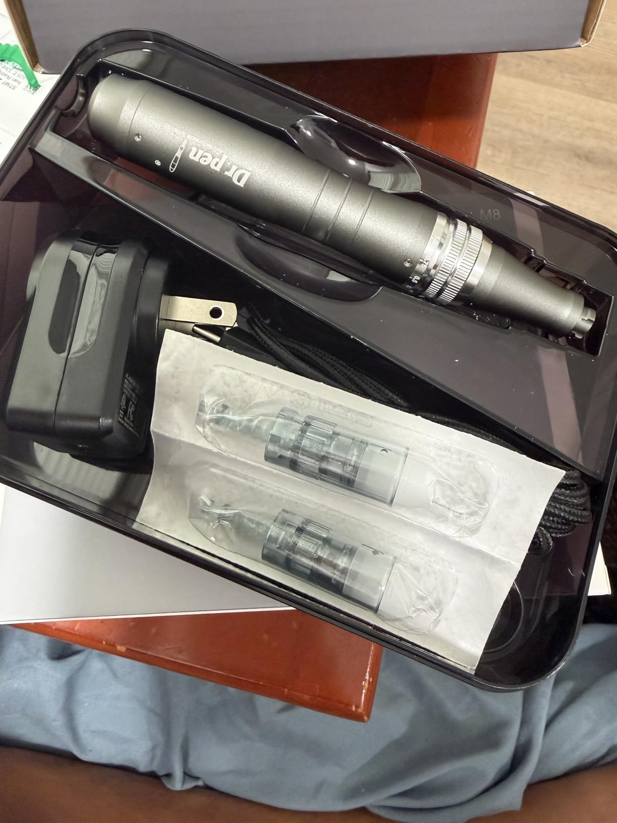 Dr Pen M8 Microneedling Pen with 20 Cartridges for Home Use - 0.25mm customer photo 1