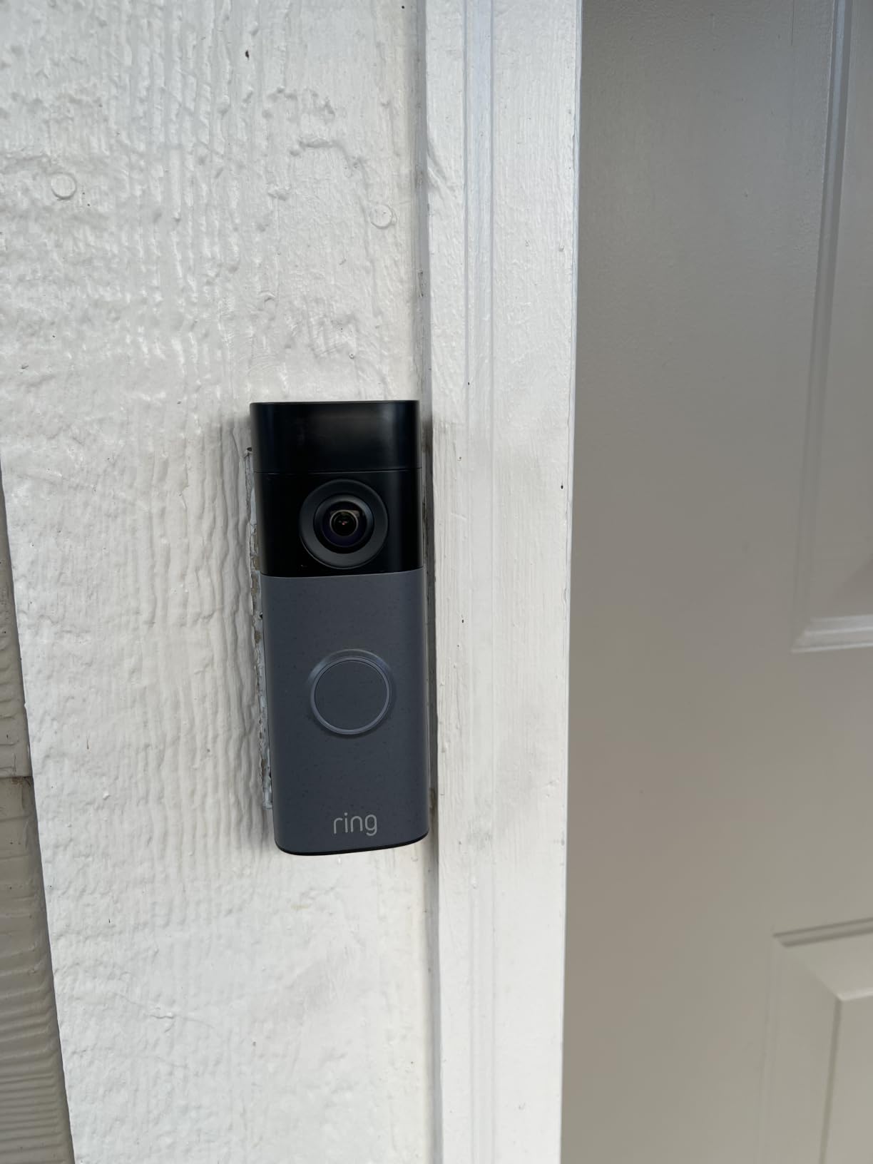 Battery Doorbell (newest model), Speckled Gray with Indoor Cam, White customer photo 1