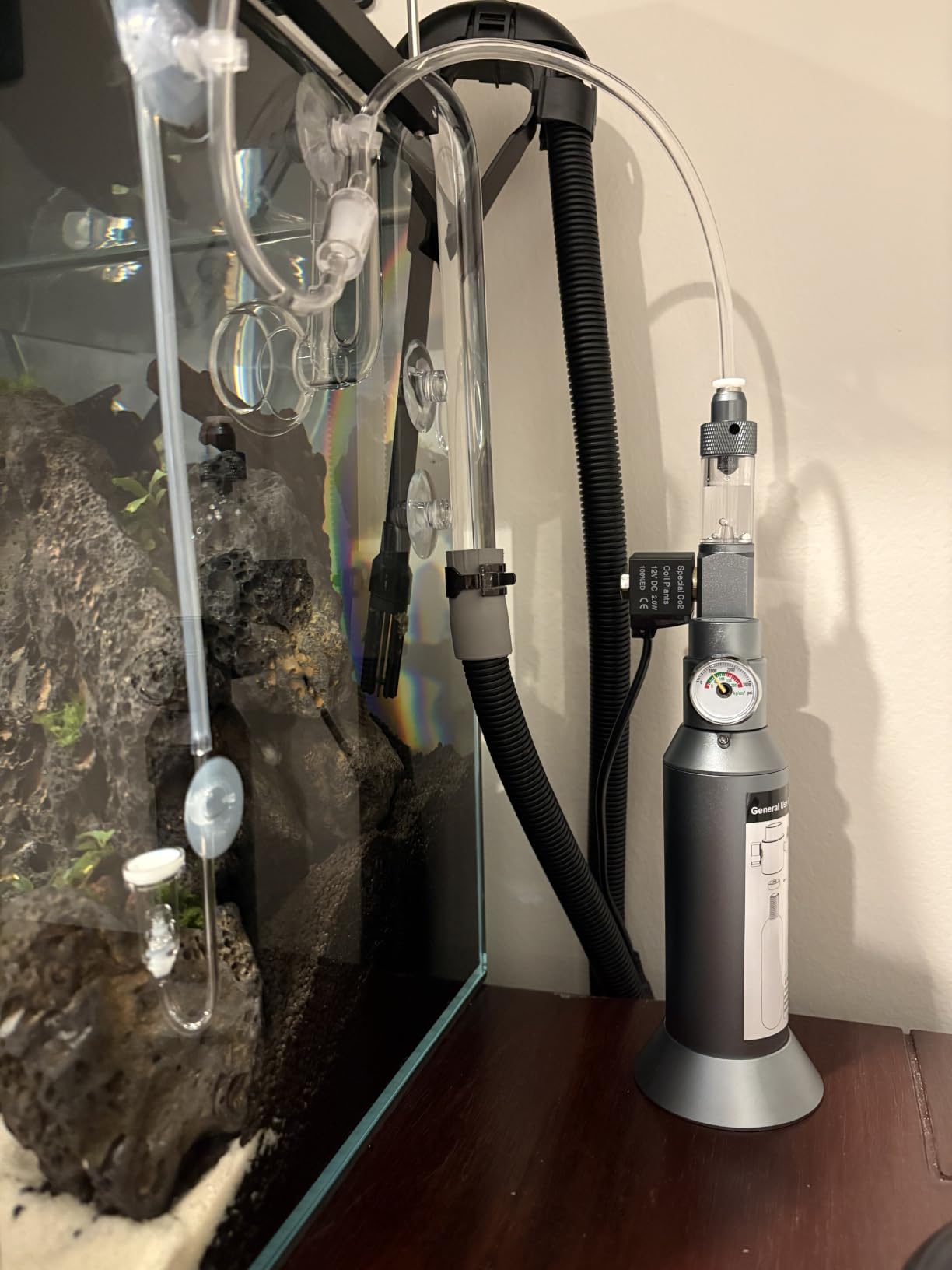 FZONE 80g Desktop Aquarium Complete CO2 kit with Solenoid and CO2 Cartridge customer photo 2