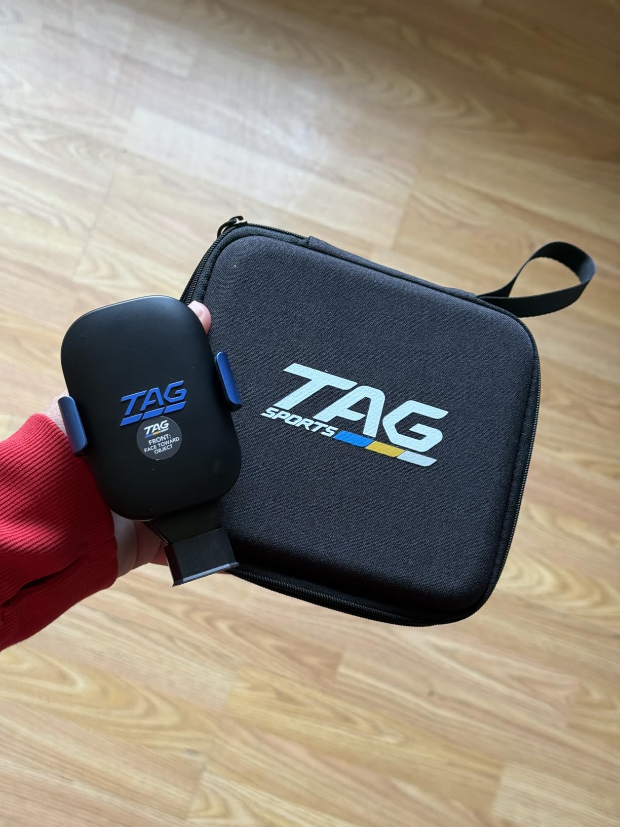 TAG ONE Sports Radar with Full-Size Telescoping Tripod - Baseball Radar Gun | Tracks pitch speed & exit velocity for baseball, softball, golf in training & live-gaming with ±1 MPH accuracy, Bluetooth App customer photo 1