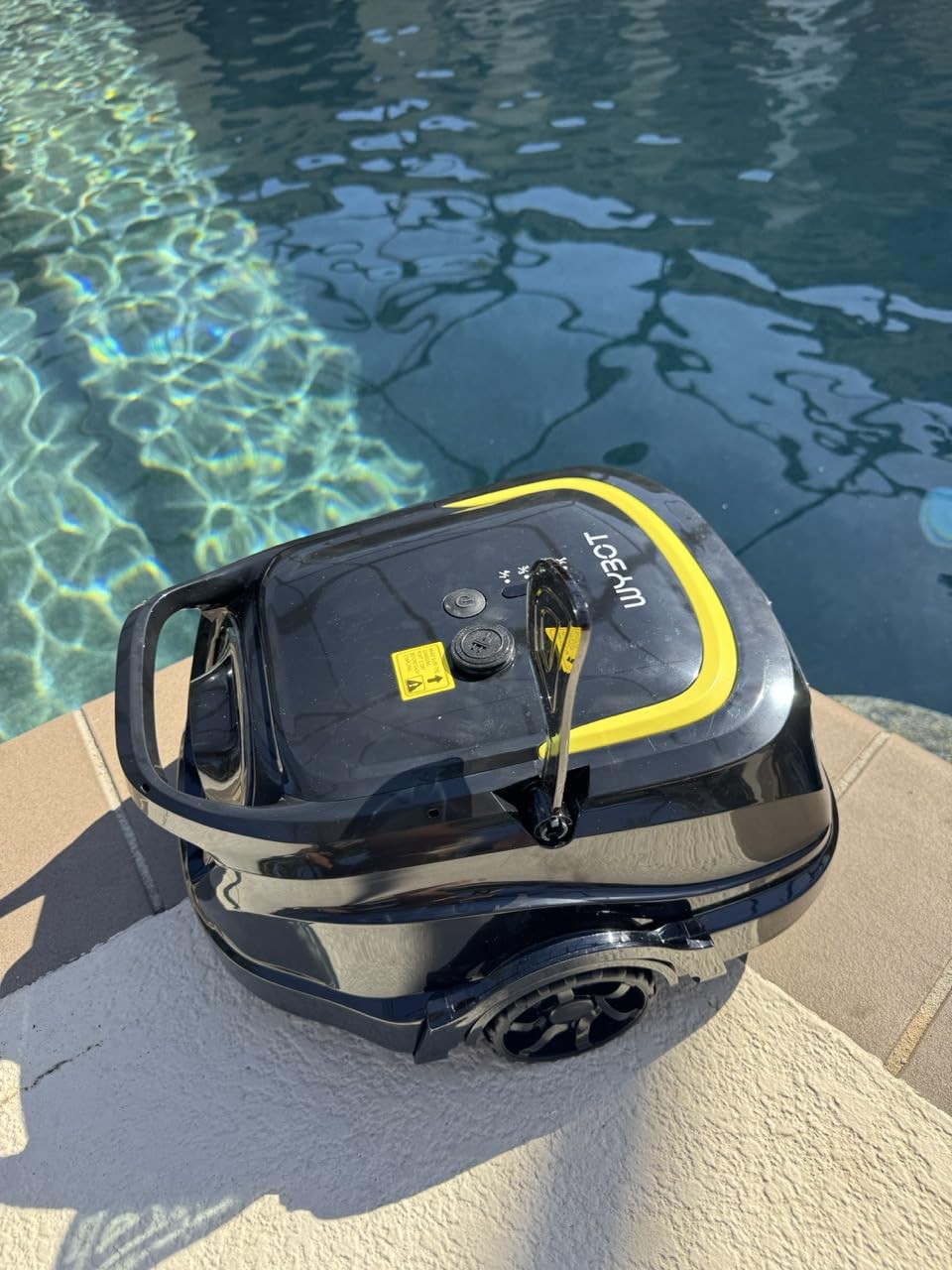 WYBOT A1 Cordless Pool Vacuum Robot for Above Ground Pool, WhiteGreen customer photo 2