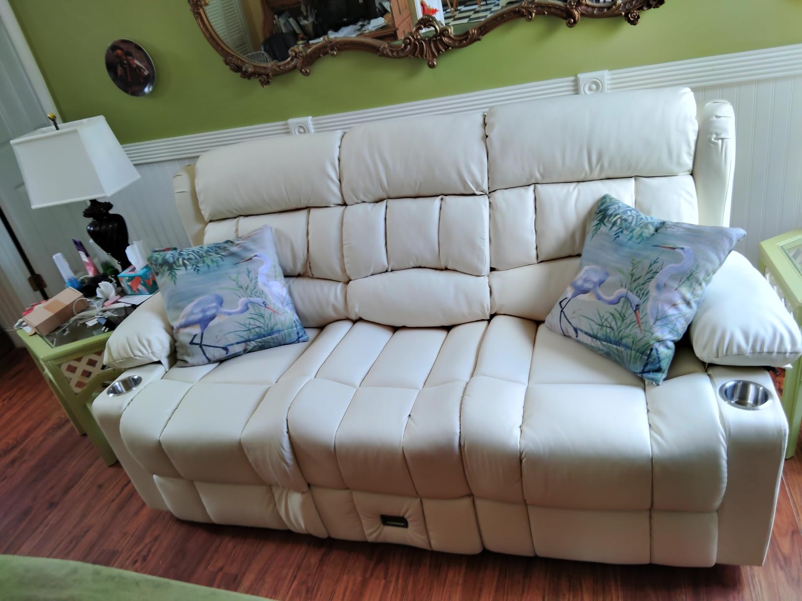 Dresegmt Recliner Sectional Sofa, 5 Seat L-Shaped Manual Reclining Sofa customer photo 1