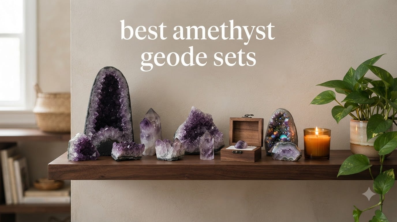 best amethyst geode sets
