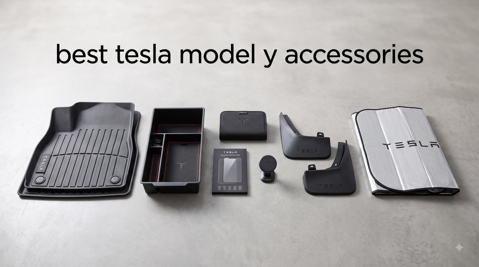 best tesla model y accessories