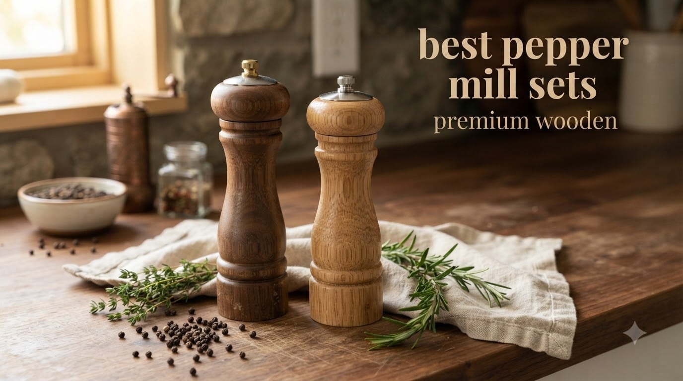 best pepper mill sets premium wooden