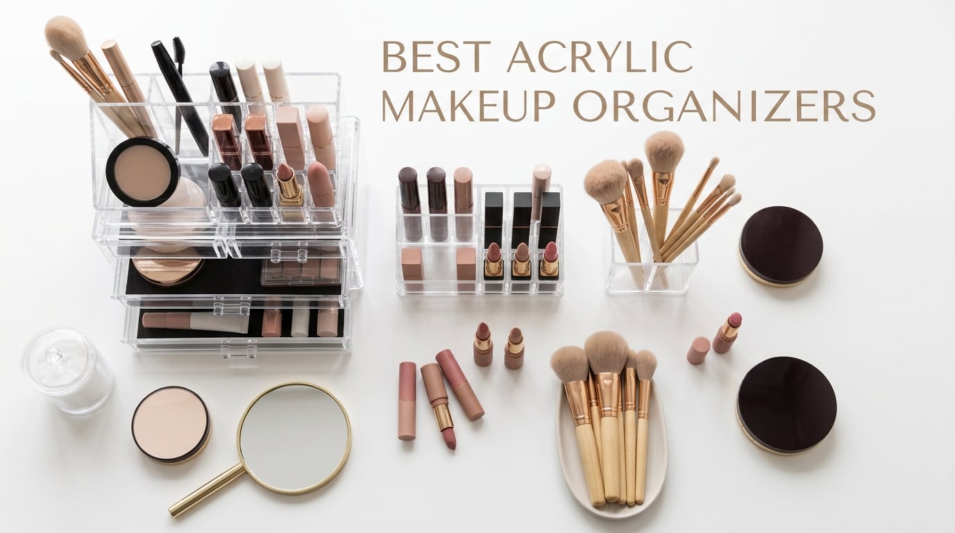best acrylic makeup organizers