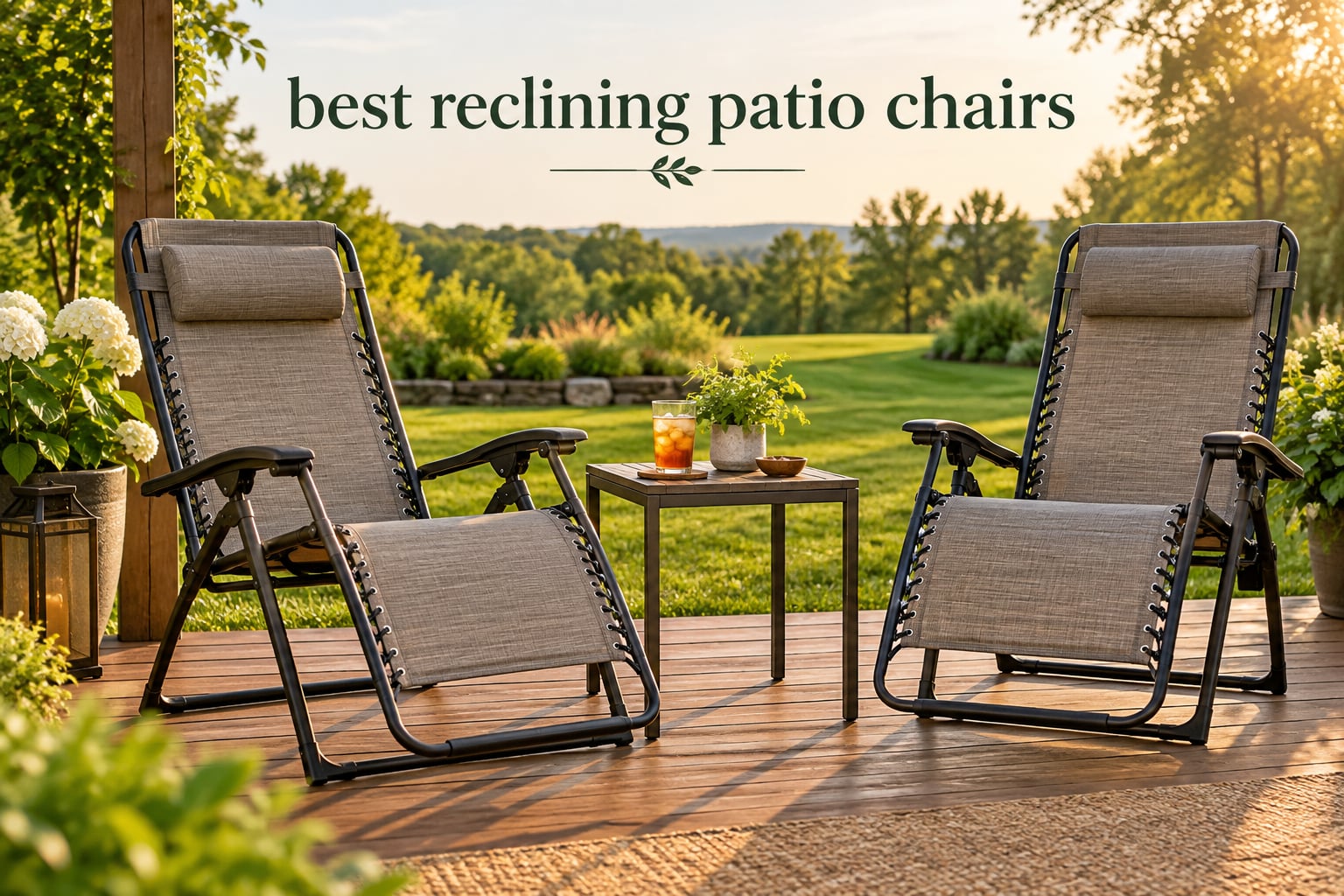 best reclining patio chairs