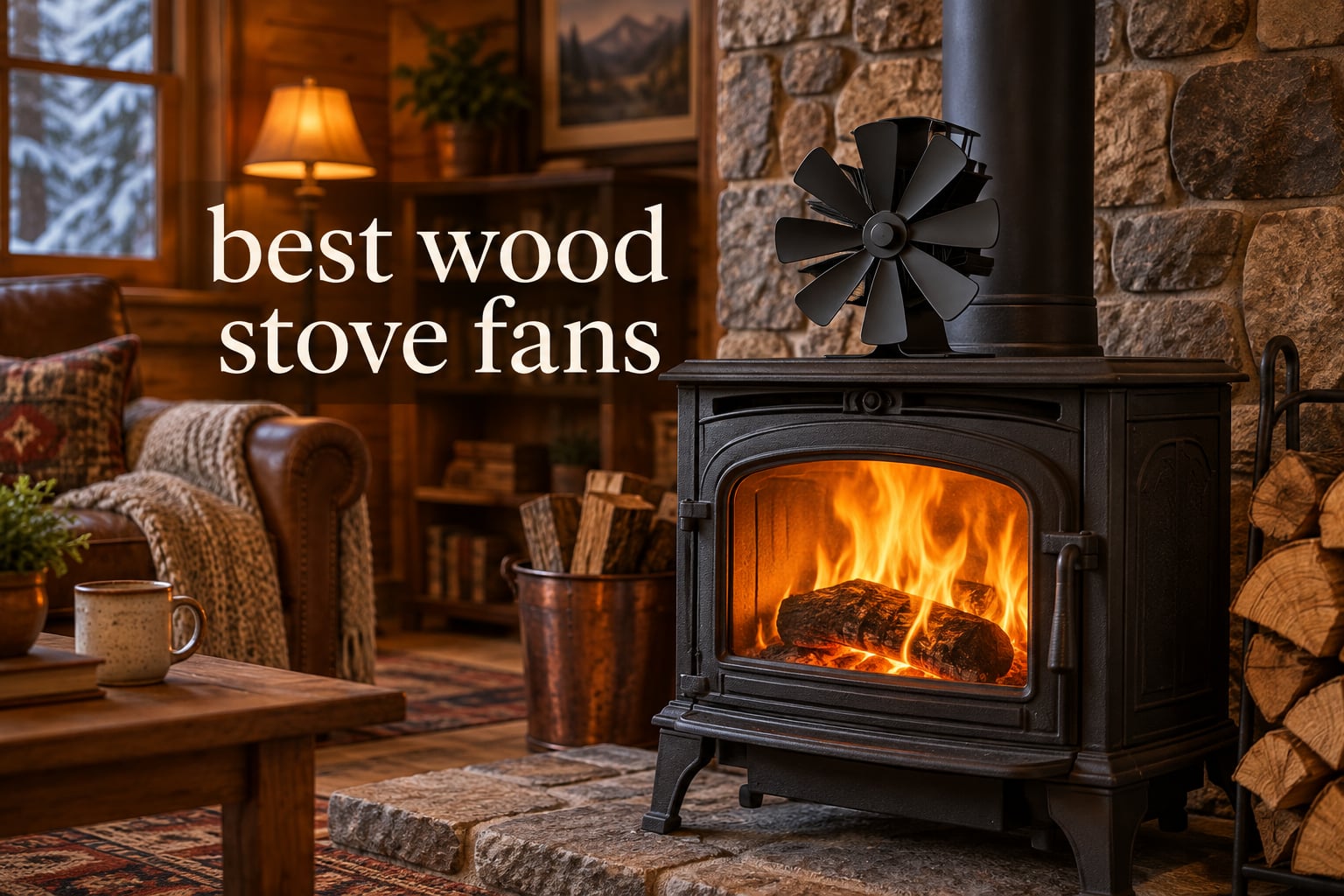 best wood stove fans