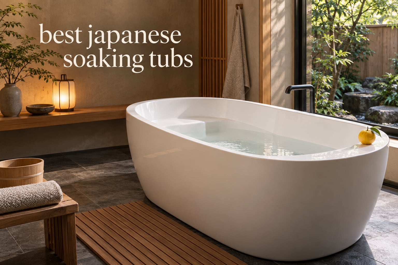 best japanese soaking tubs