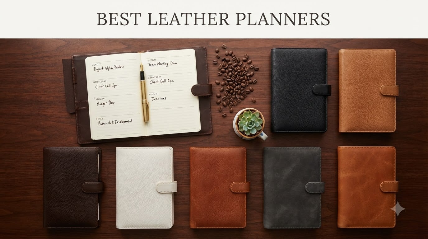 best leather planners