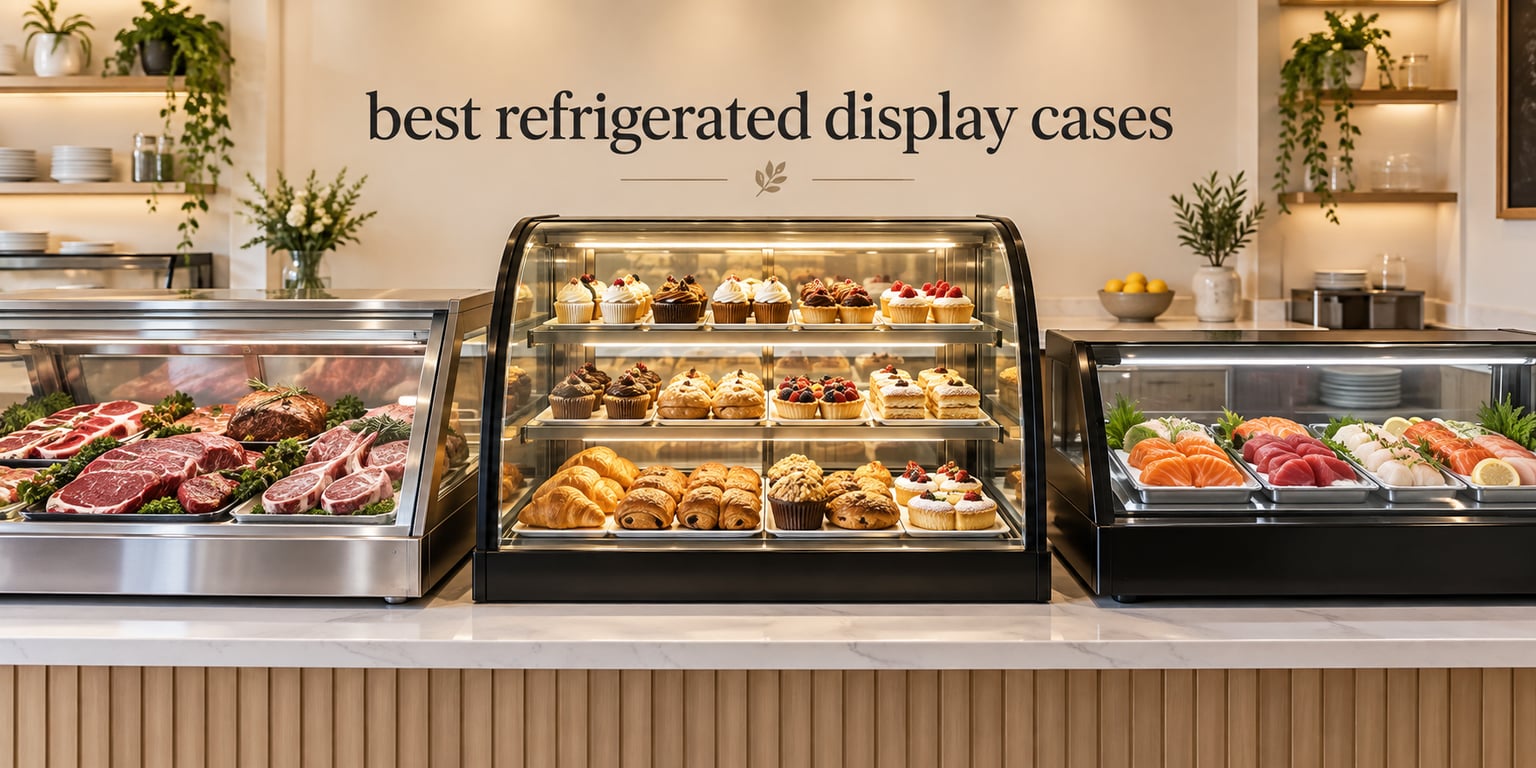 best refrigerated display cases