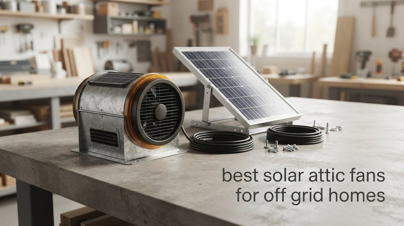 best solar attic fans for off grid homes
