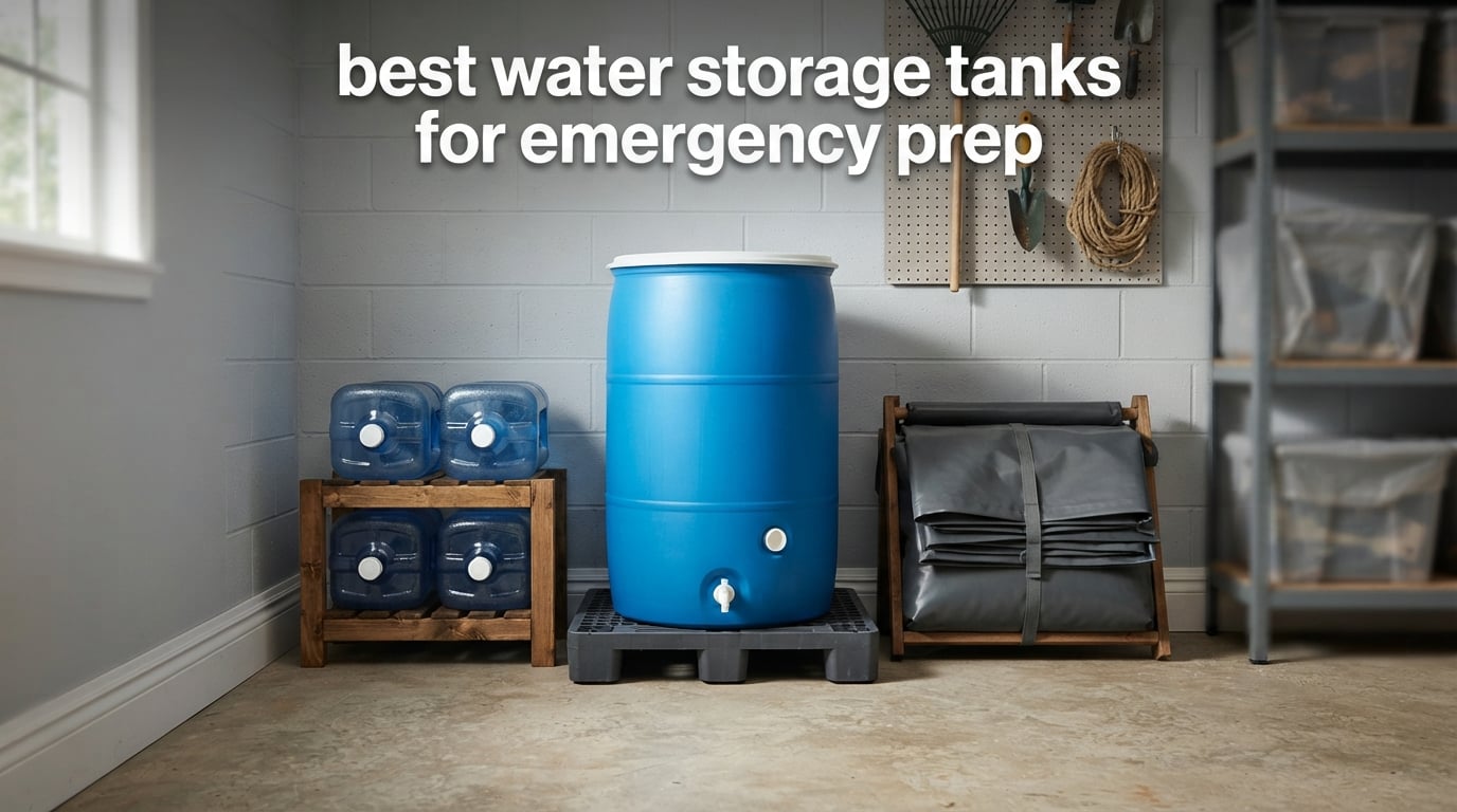 best water storage tanks for emergency prep