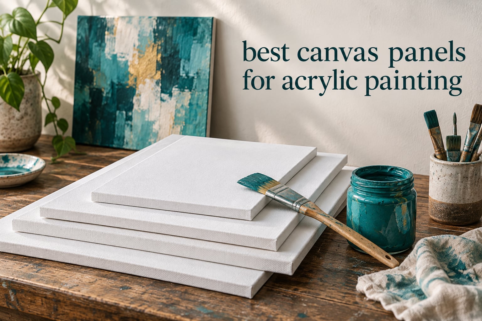 best canvas panels for acrylic painting