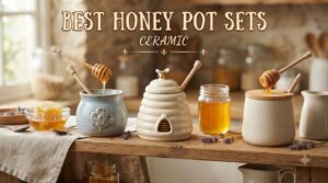 best honey pot sets ceramic