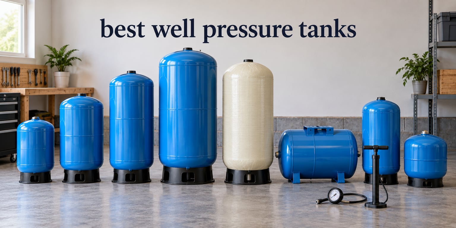 best well pressure tanks