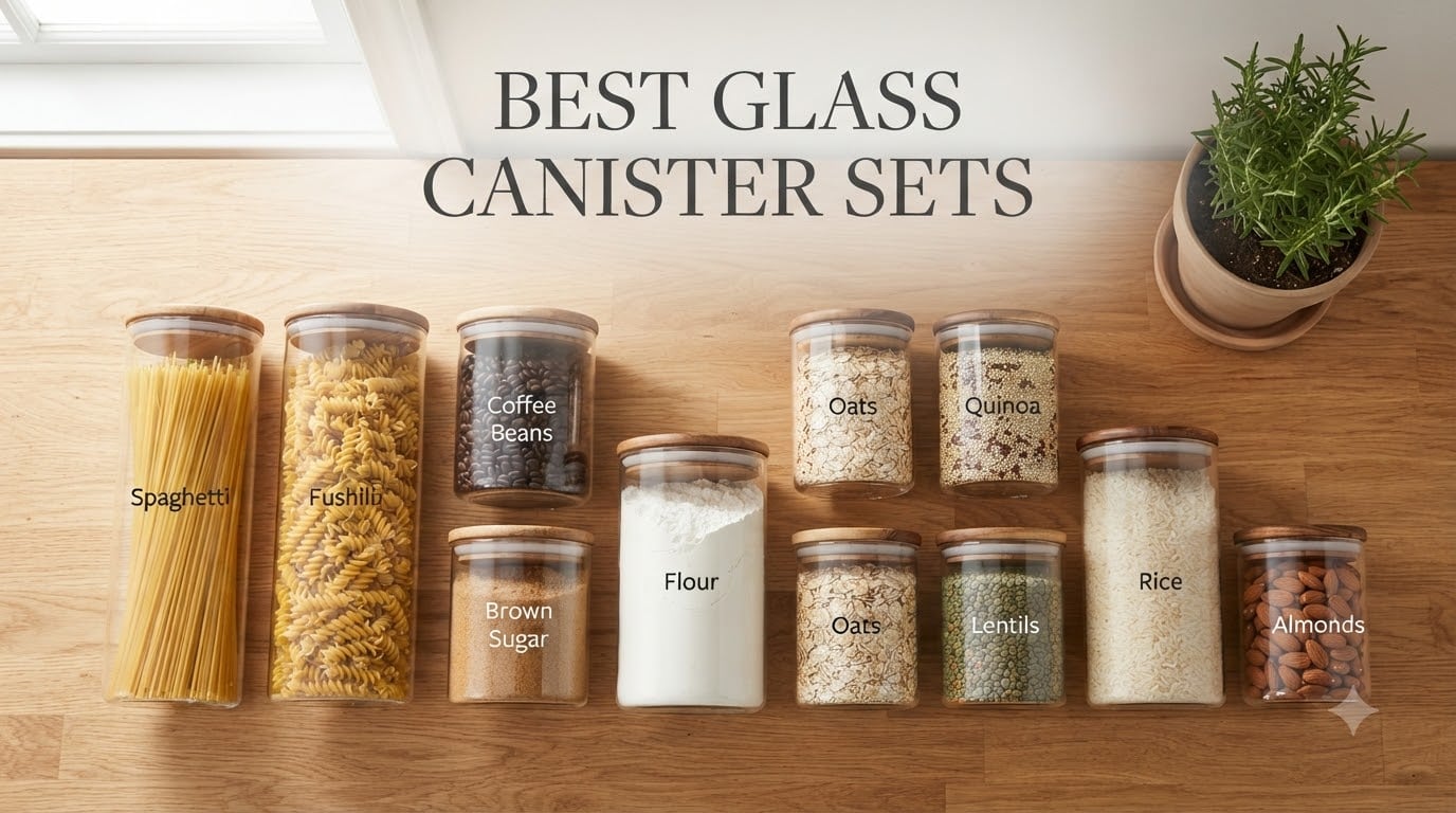 best glass canister sets