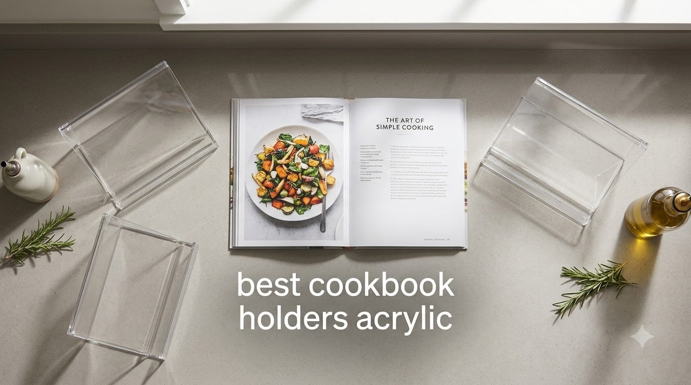 best cookbook holders acrylic