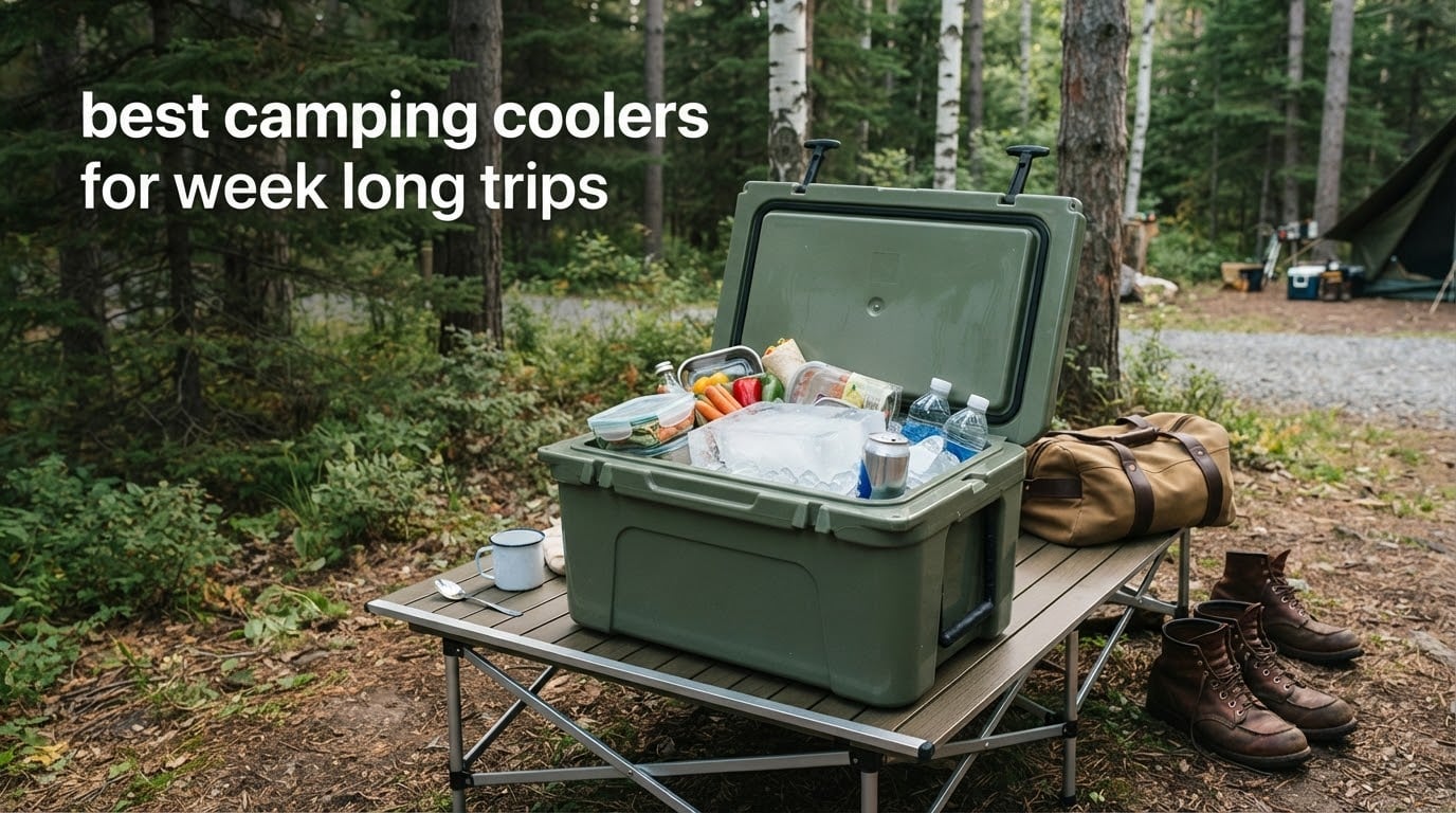 best camping coolers for week long trips
