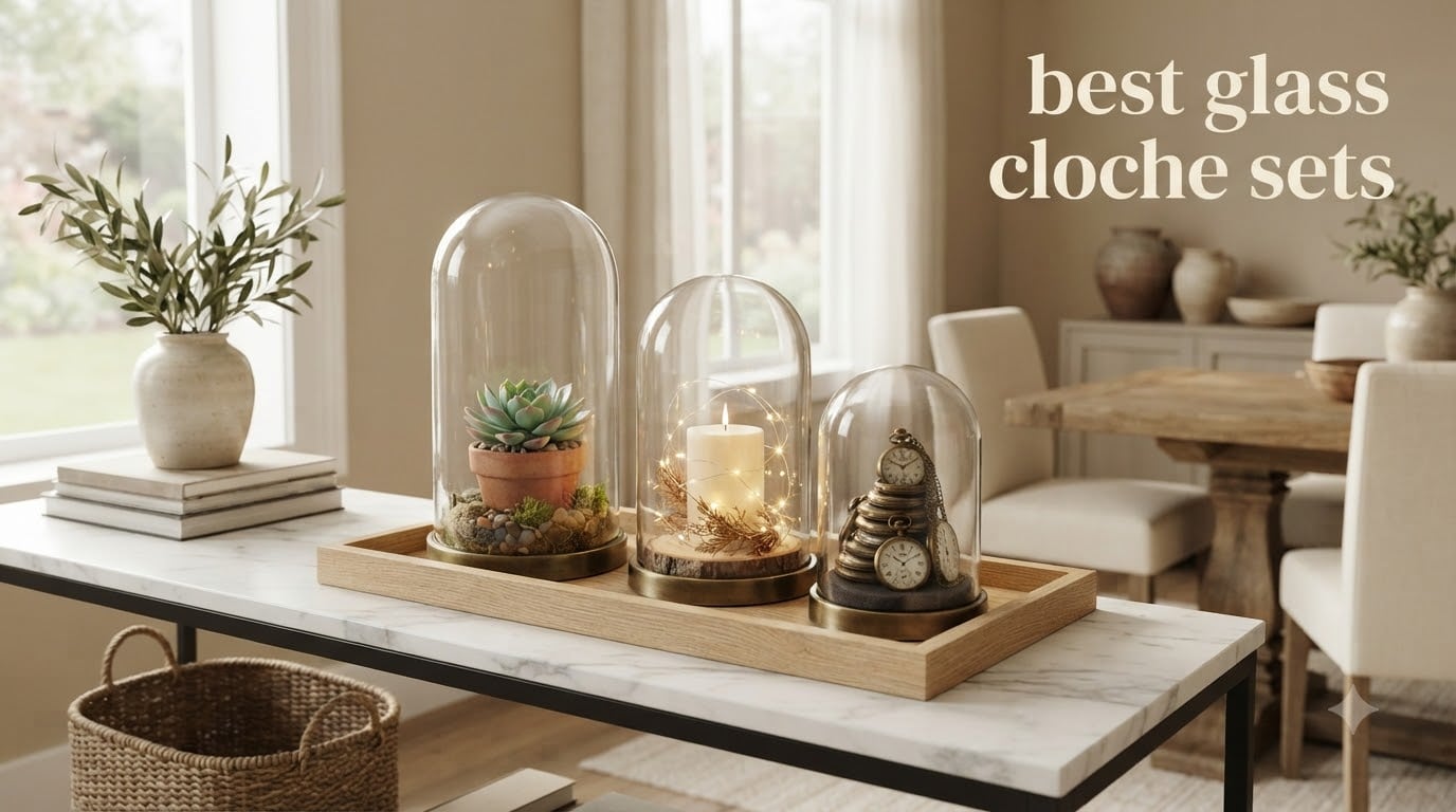 best glass cloche sets