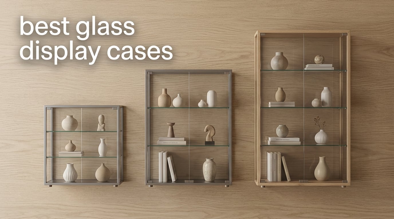 best glass display cases