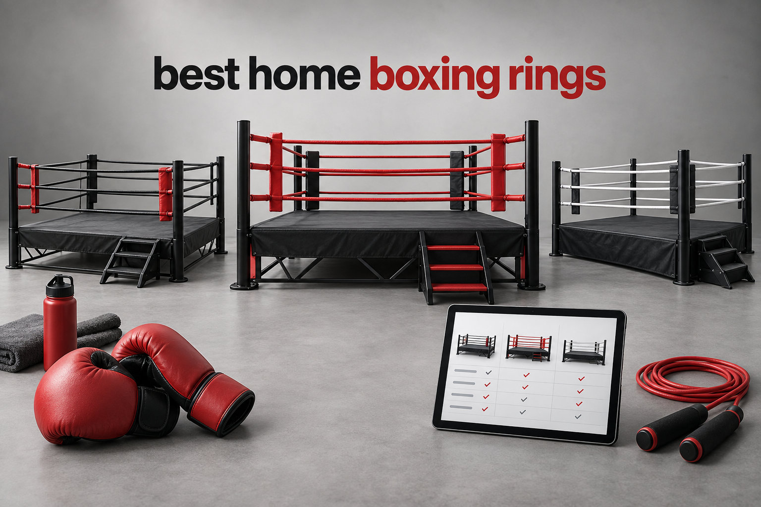 best home boxing rings