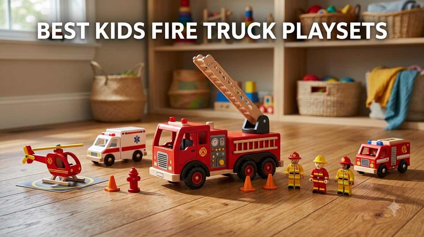 best kids fire truck playsets