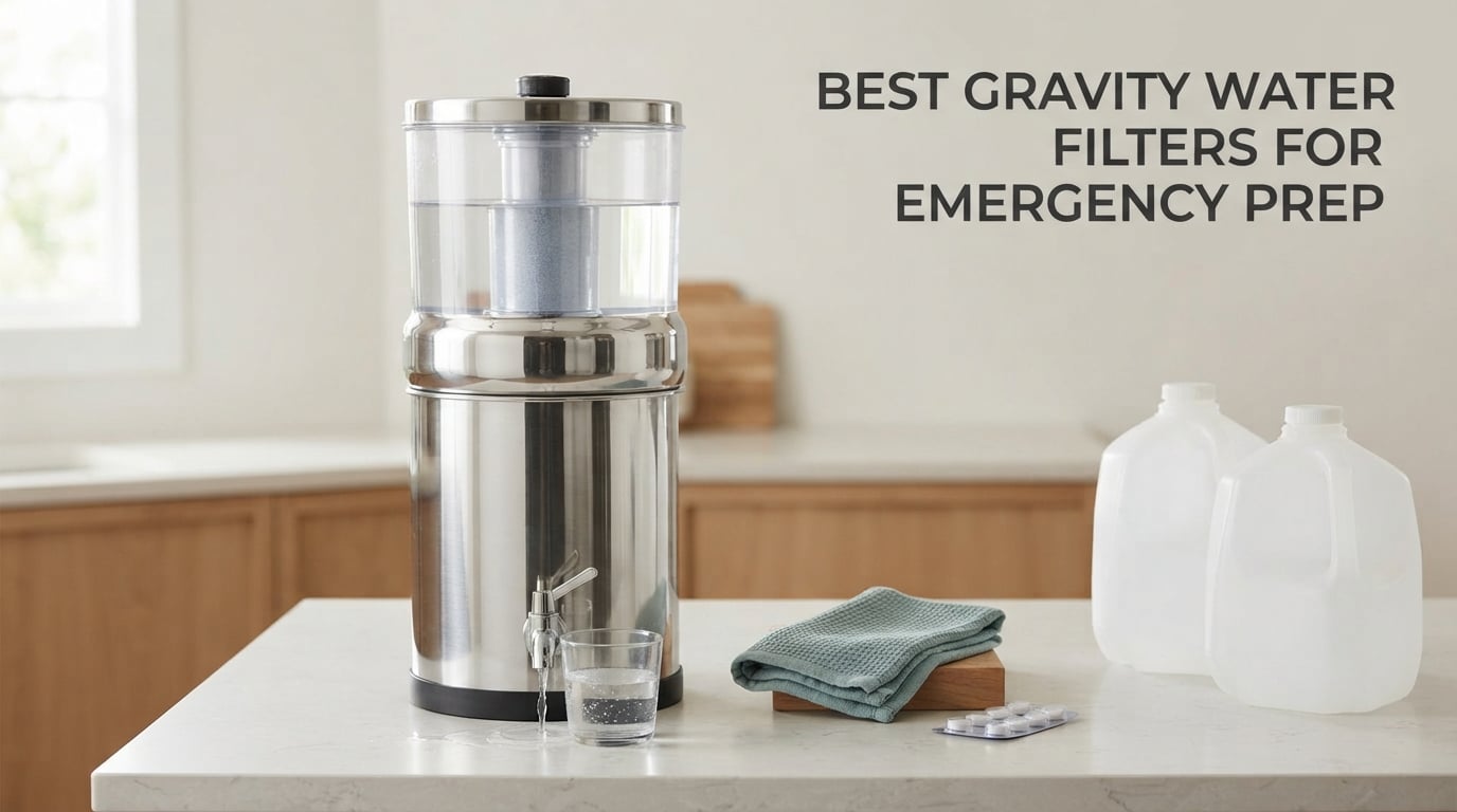 best gravity water filters for emergency prep