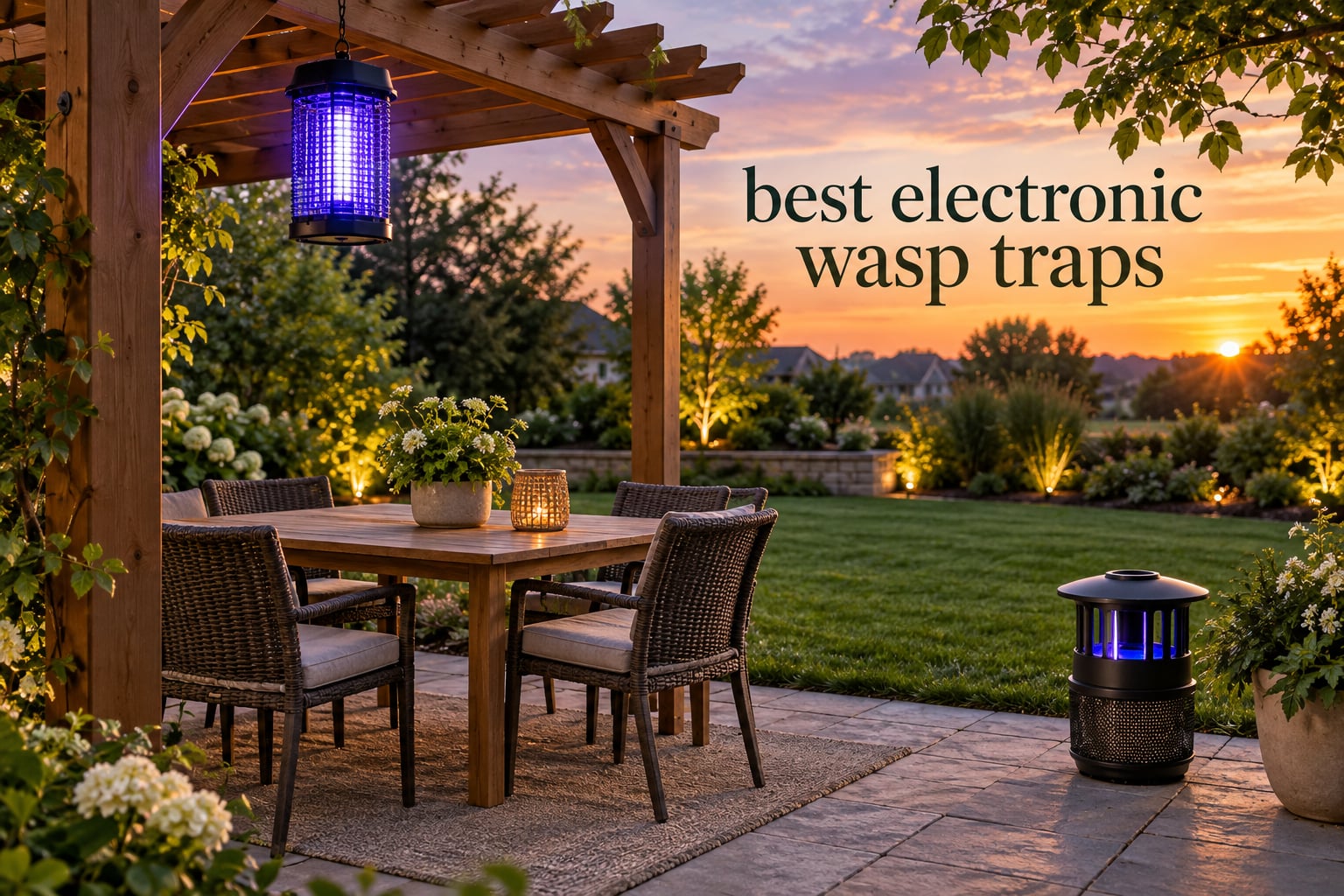 best electronic wasp traps