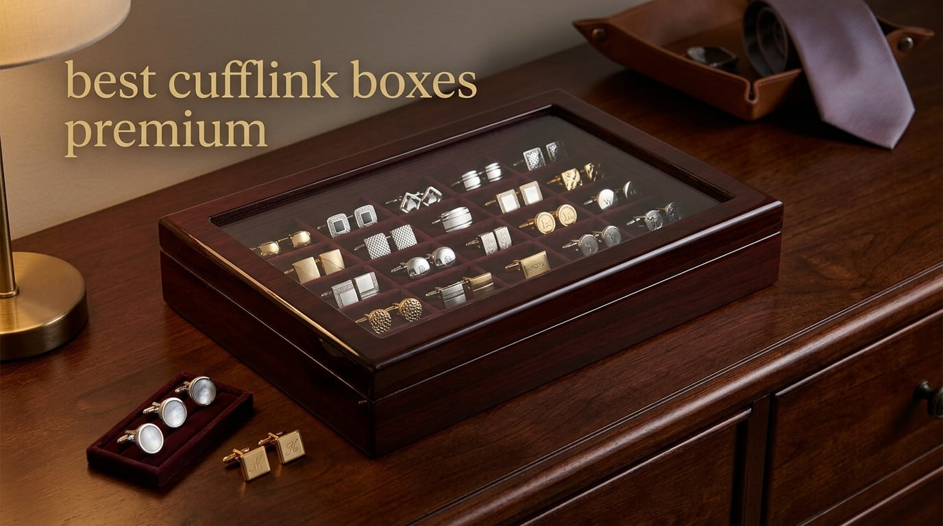 best cufflink boxes premium