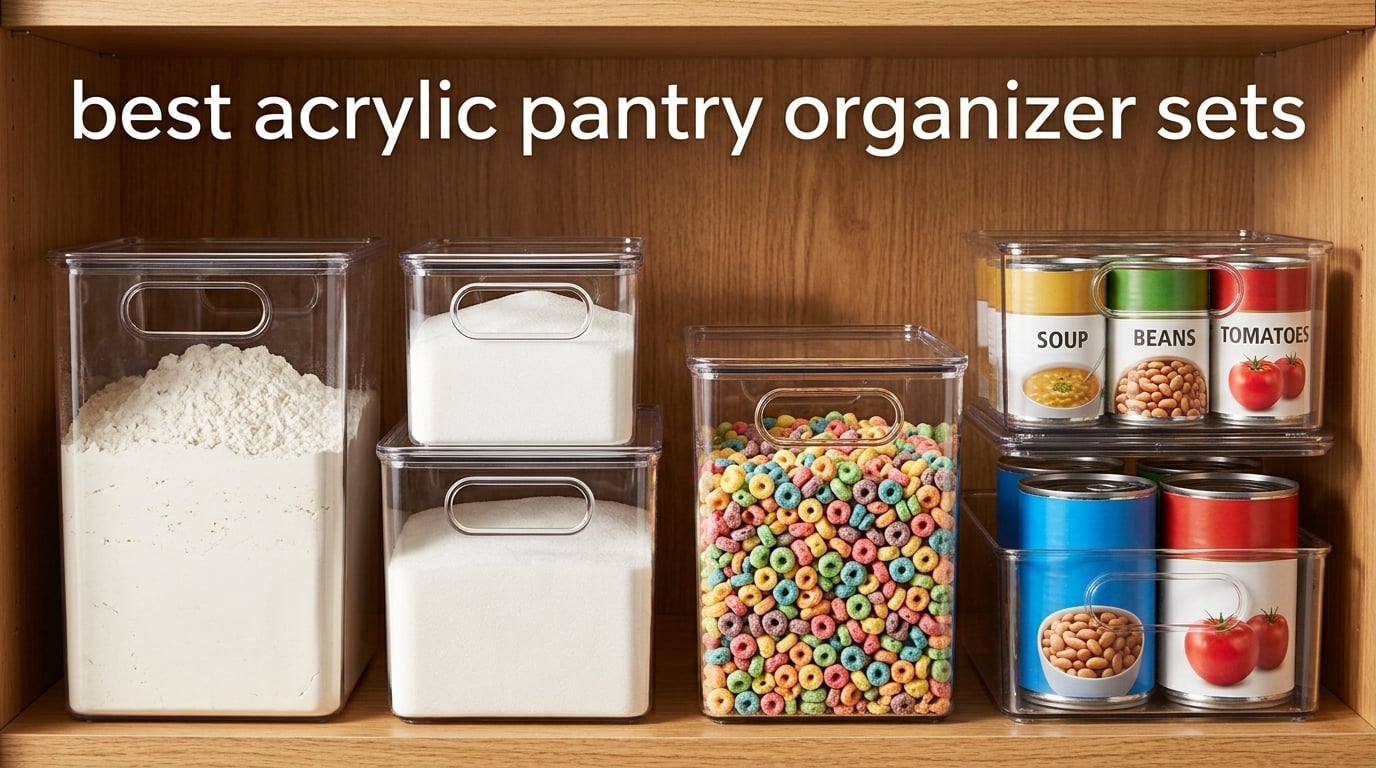 best acrylic pantry organizer sets