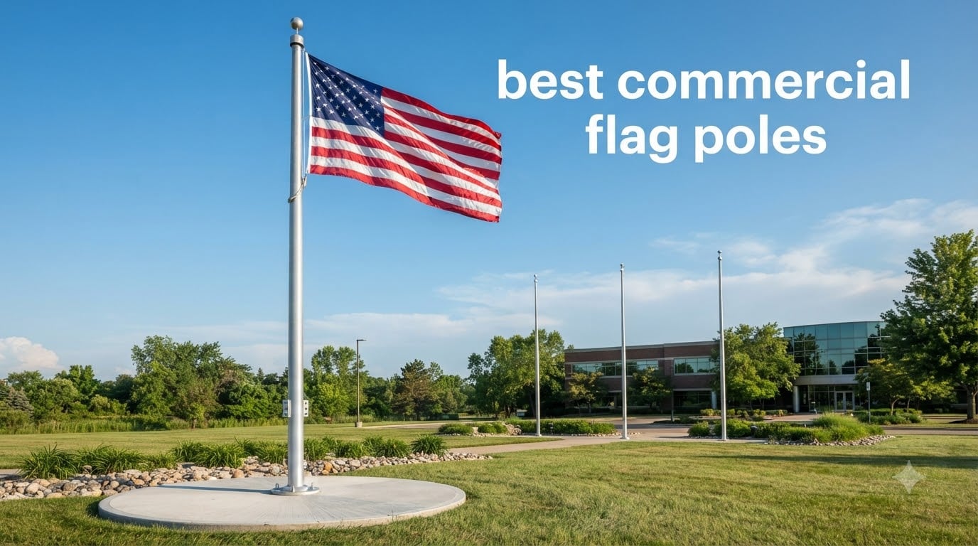 best commercial flag poles