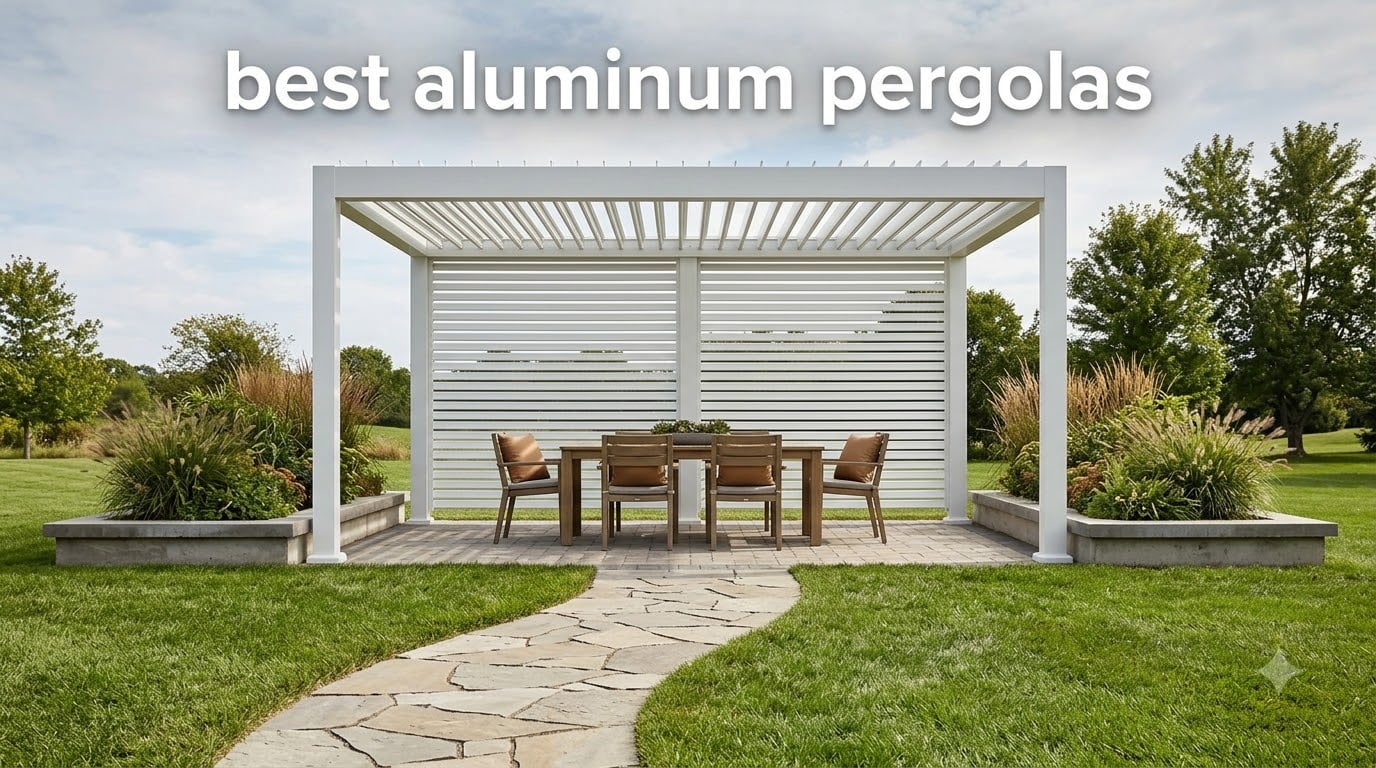 best aluminum pergolas