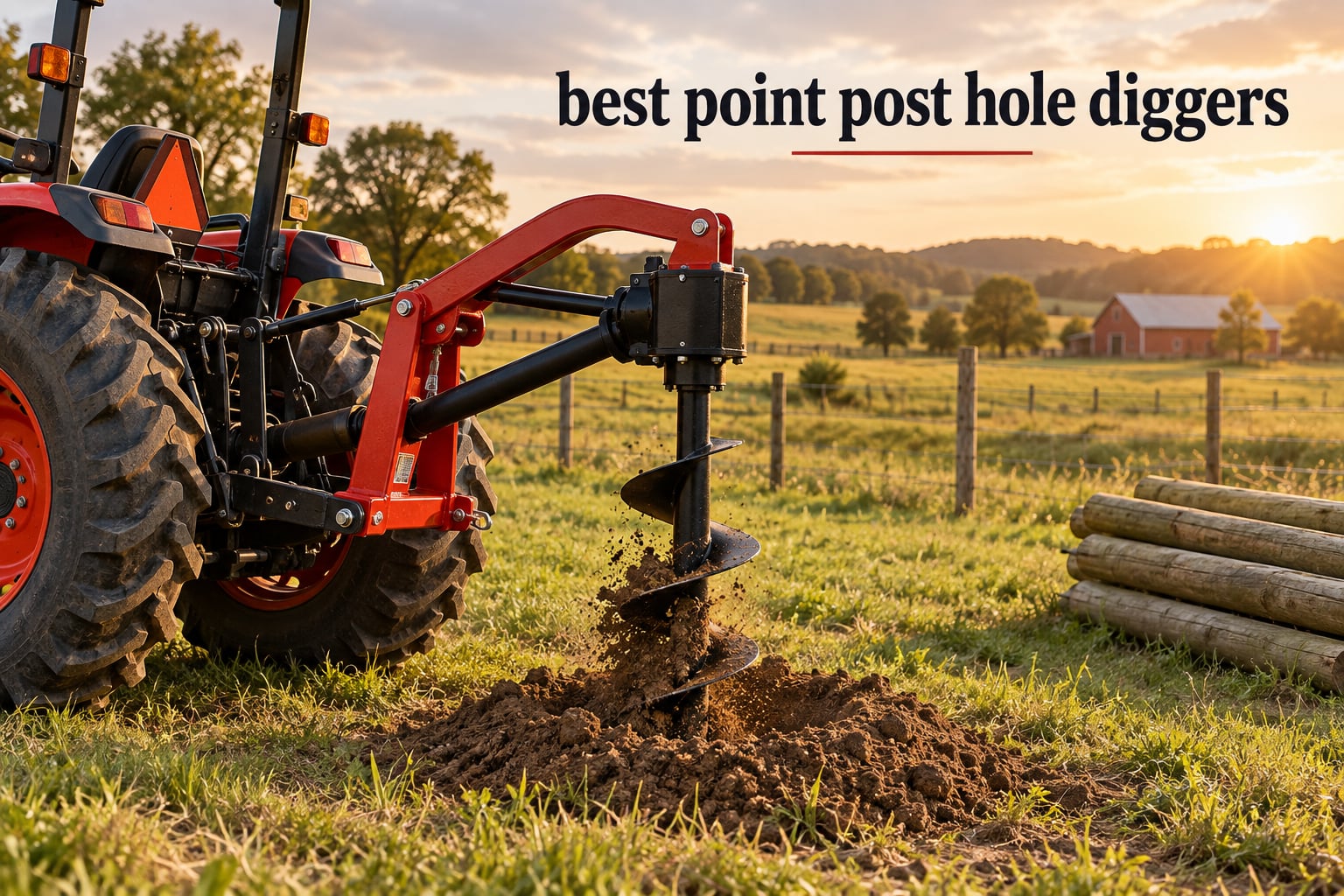 best 3 point post hole diggers